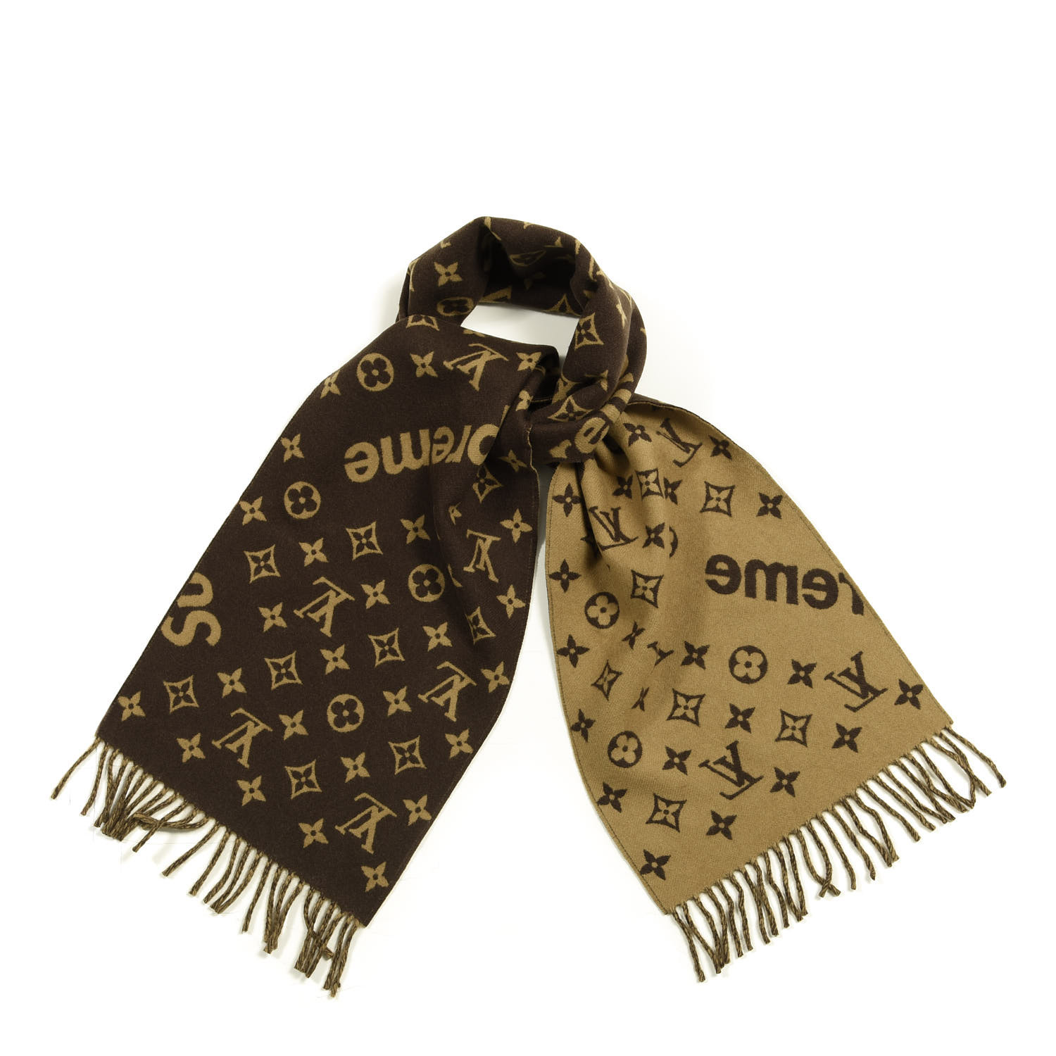 supreme x louis vuitton scarf