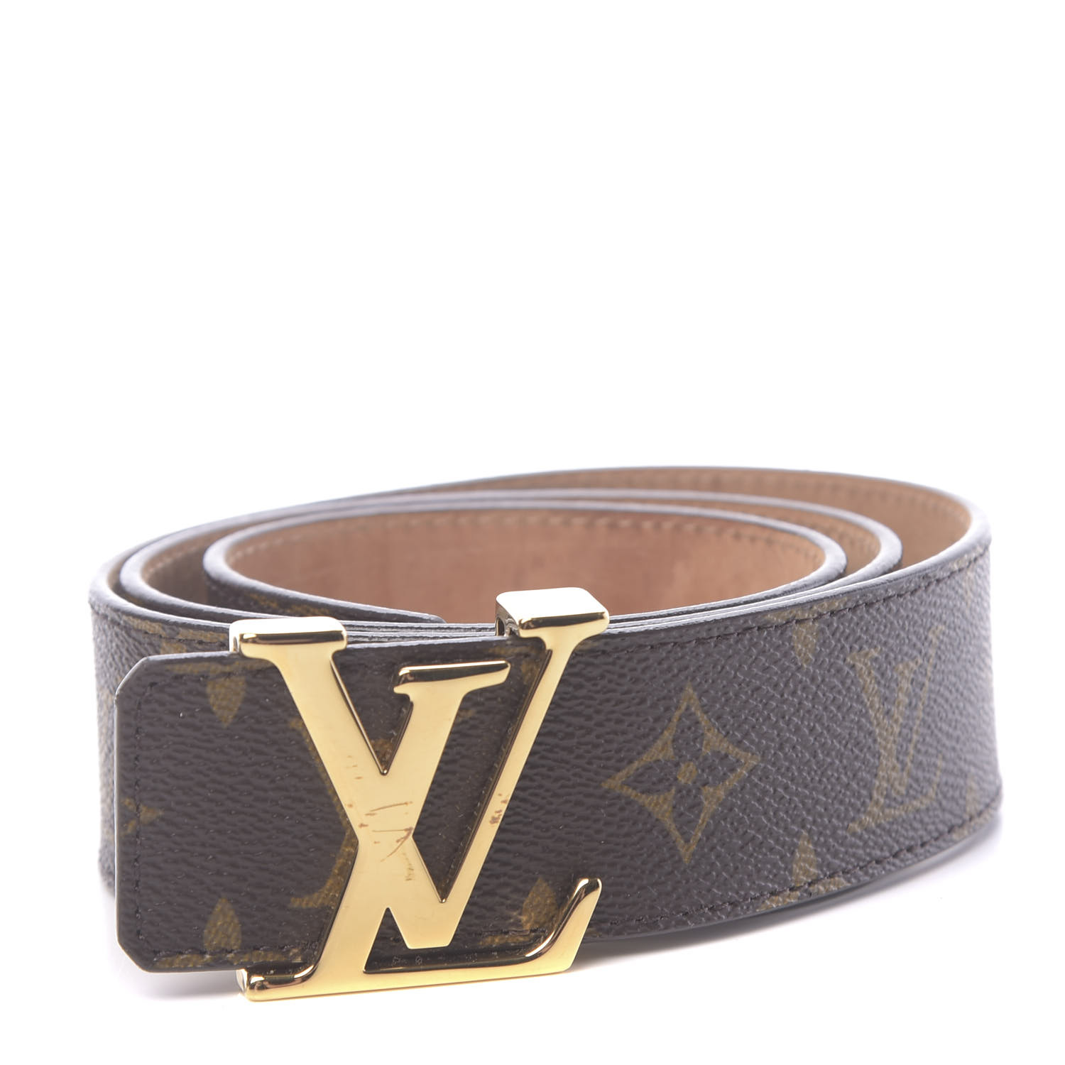 VUITTON Monogram 40mm LV Belt 80 32 650127 | FASHIONPHILE