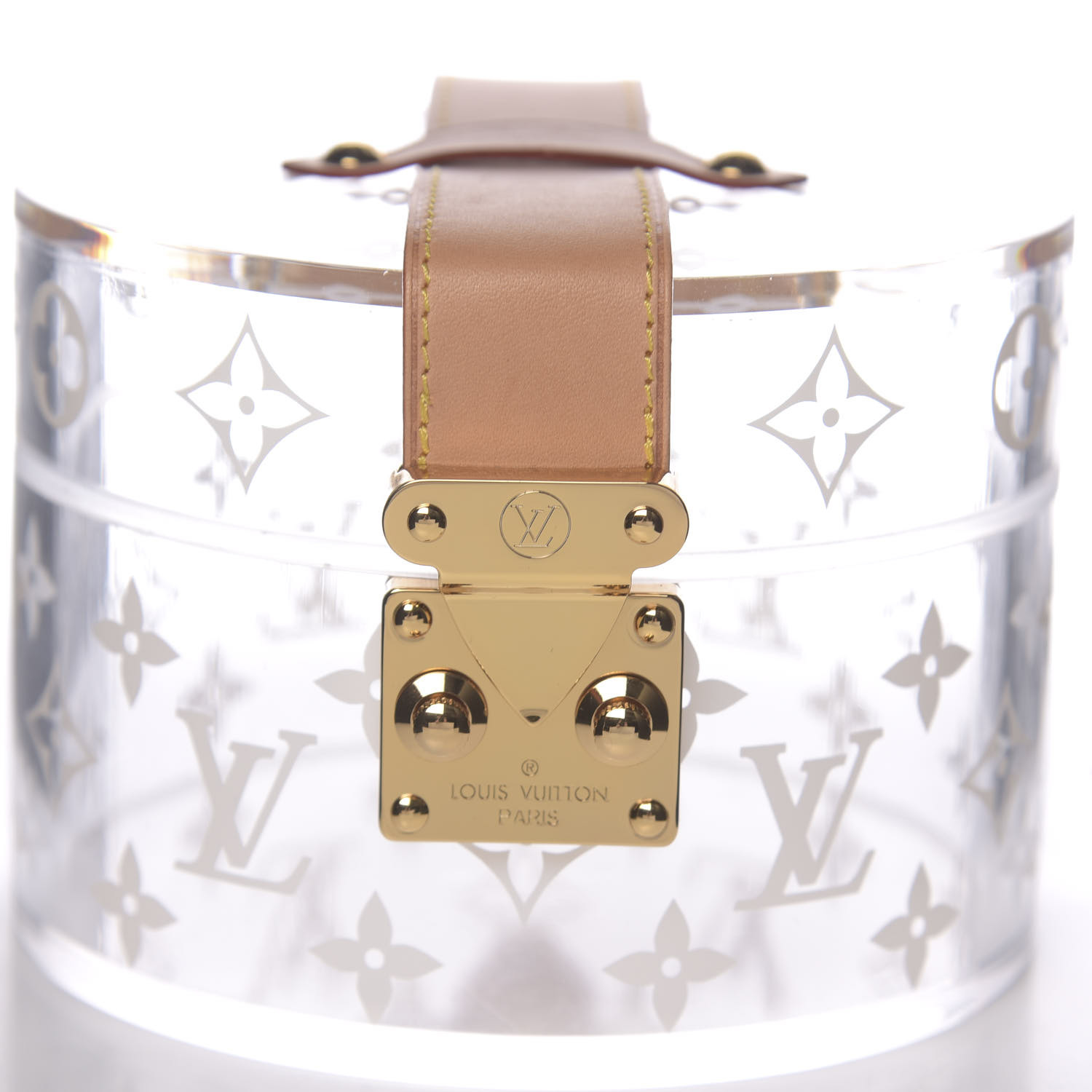 louis vuitton clear bolsa box