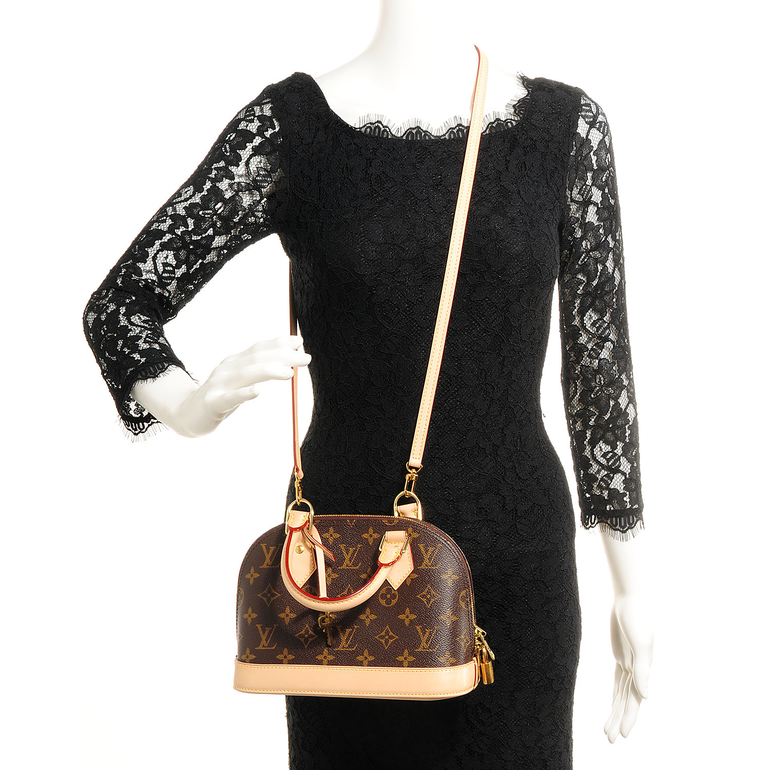 louis. vuitton alma bb LOUIS VUITTON Monogram Alma BB 78671