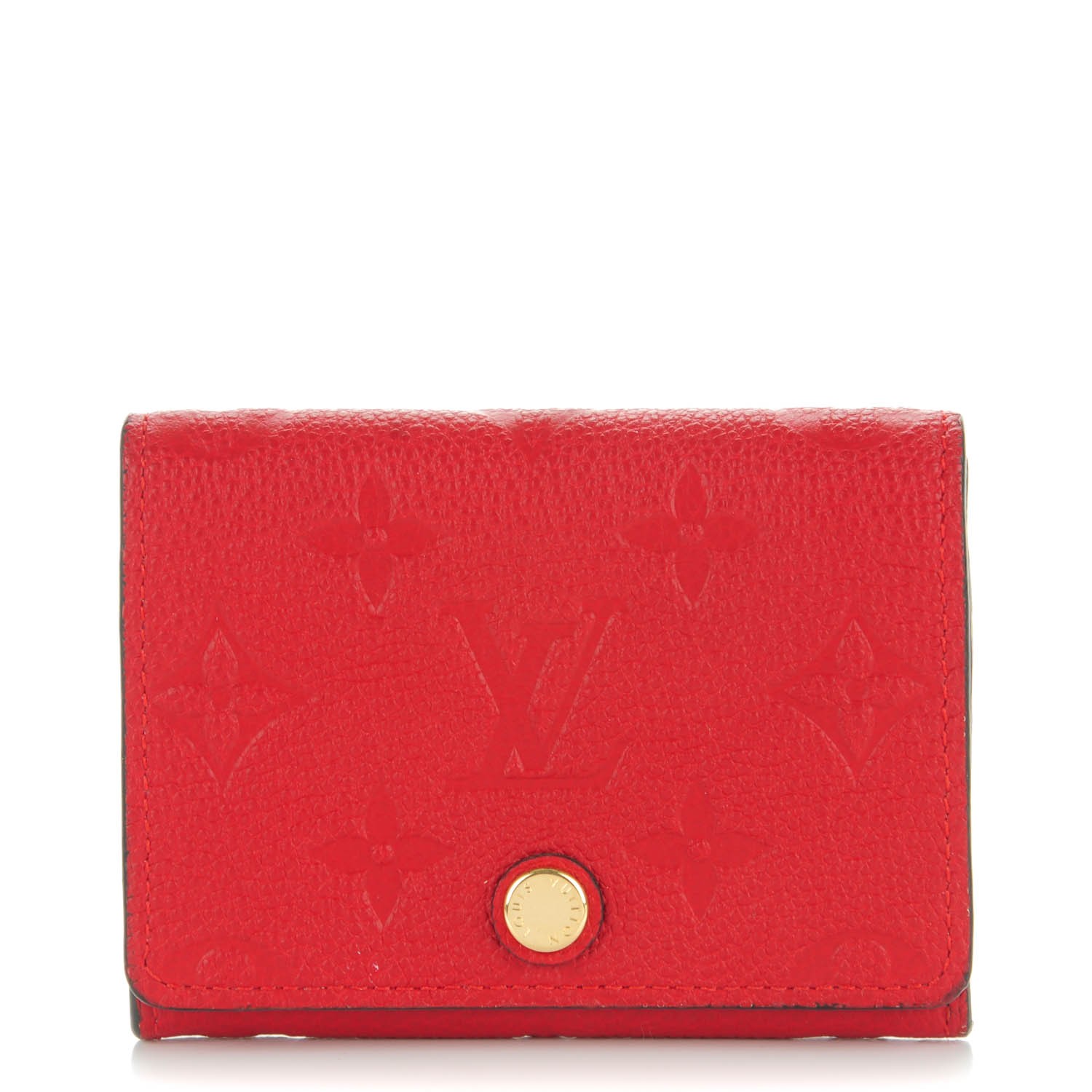 lv business card holder empreinte LOUIS VUITTON Empreinte Business Card Holder Cerise Cherry 159743