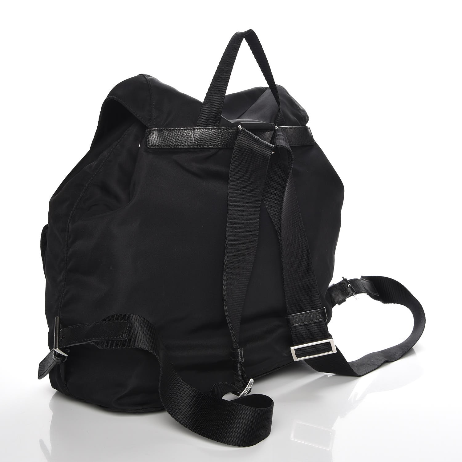 PRADA Nylon Vela Medium Backpack Nero Black 230599