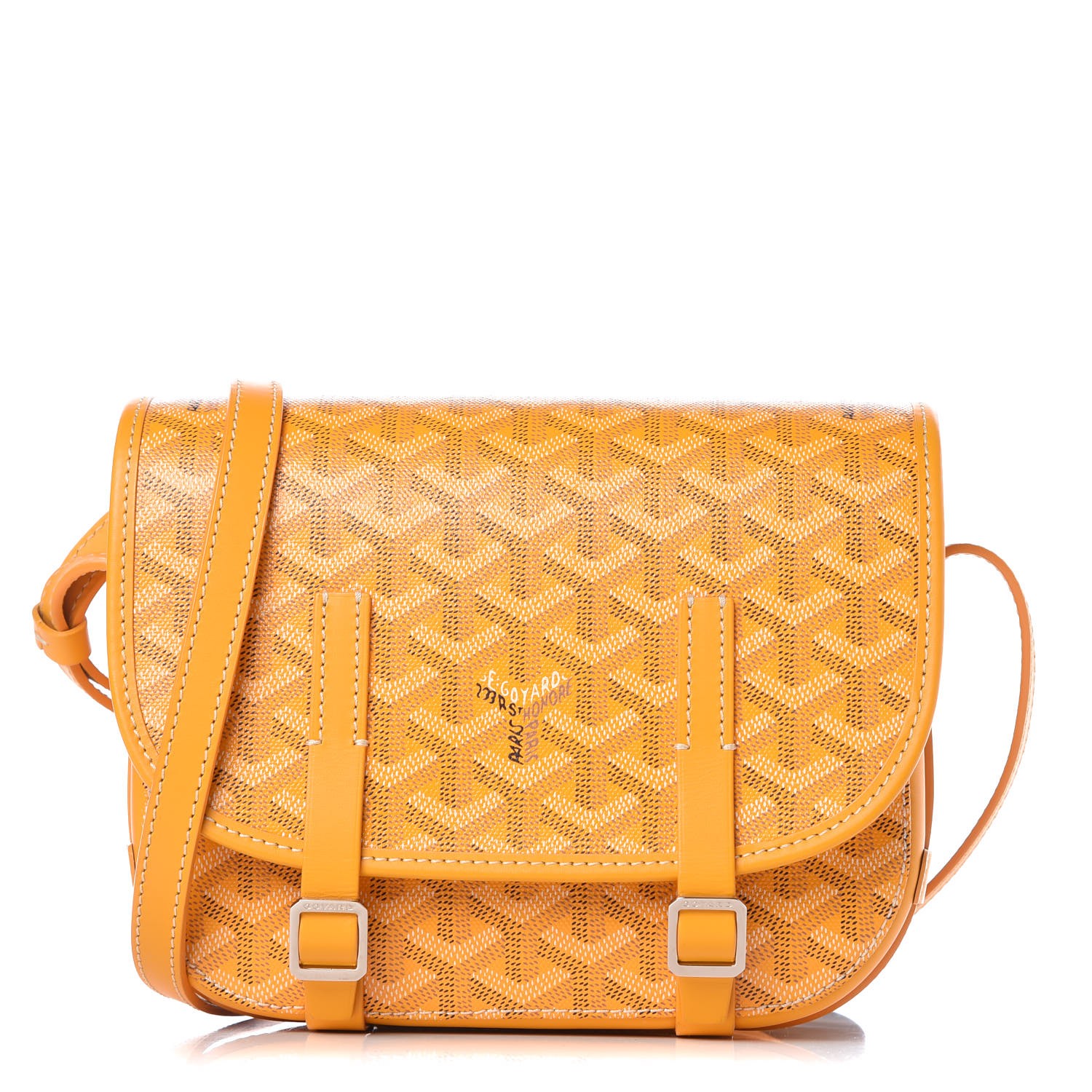 yellow messenger bag