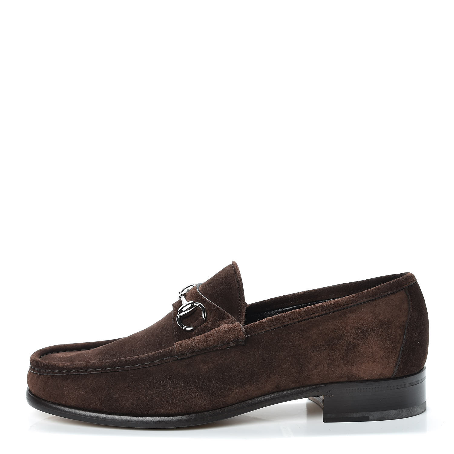 gucci suede brixton web loafers
