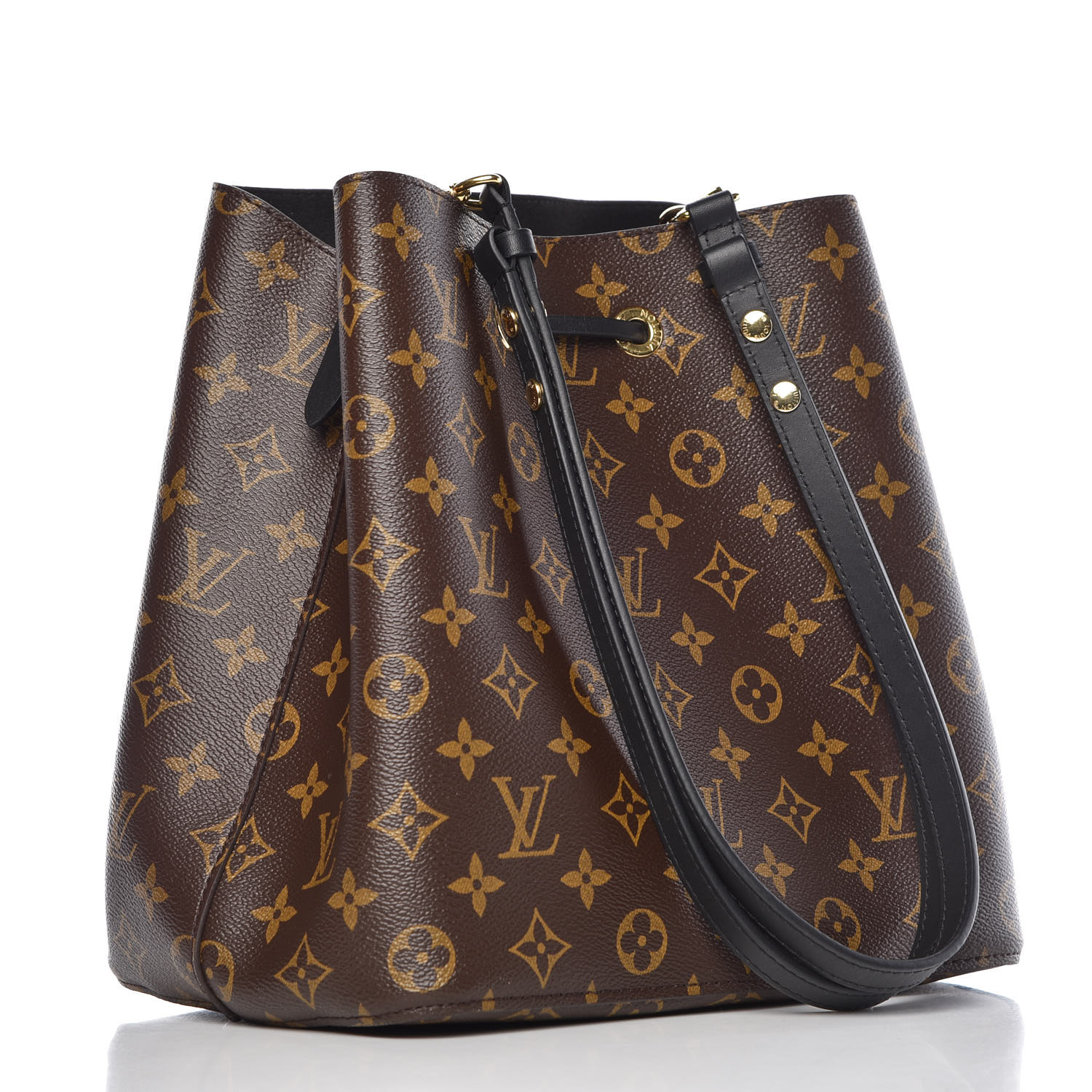 LOUIS VUITTON Monogram Neonoe Black 388230