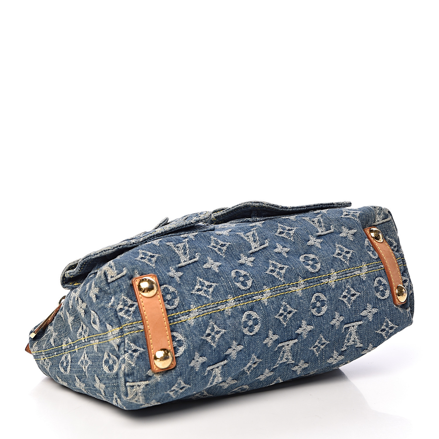 LOUIS VUITTON Denim Baggy PM Blue 475189