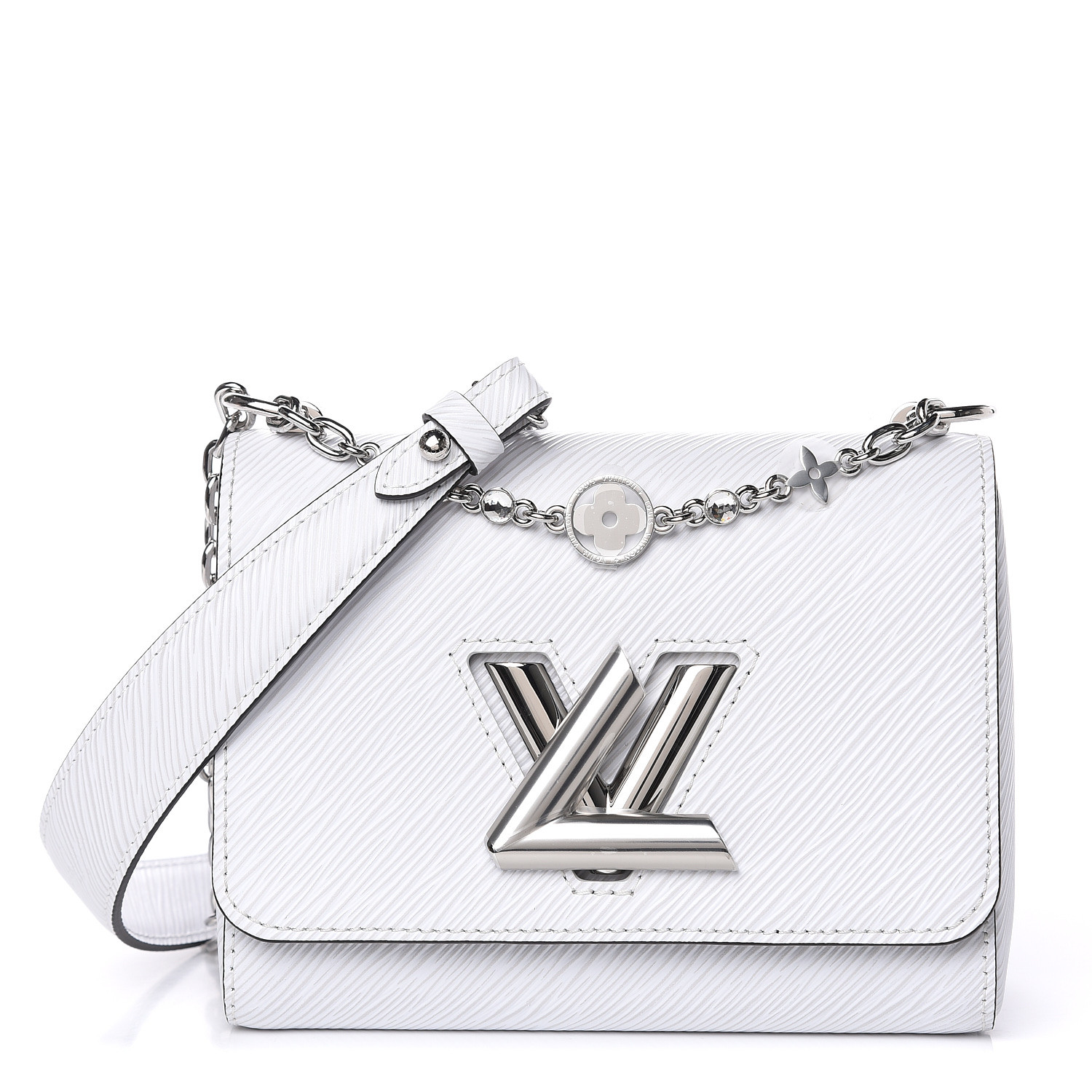 LOUIS VUITTON Epi Twist PM Blanc White 487124