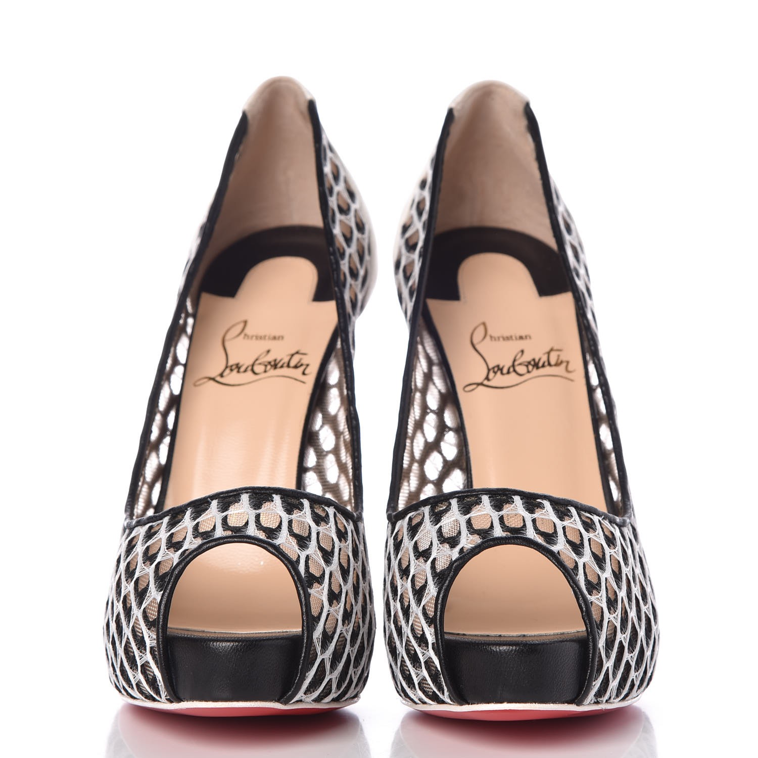 christian louboutin lace pump