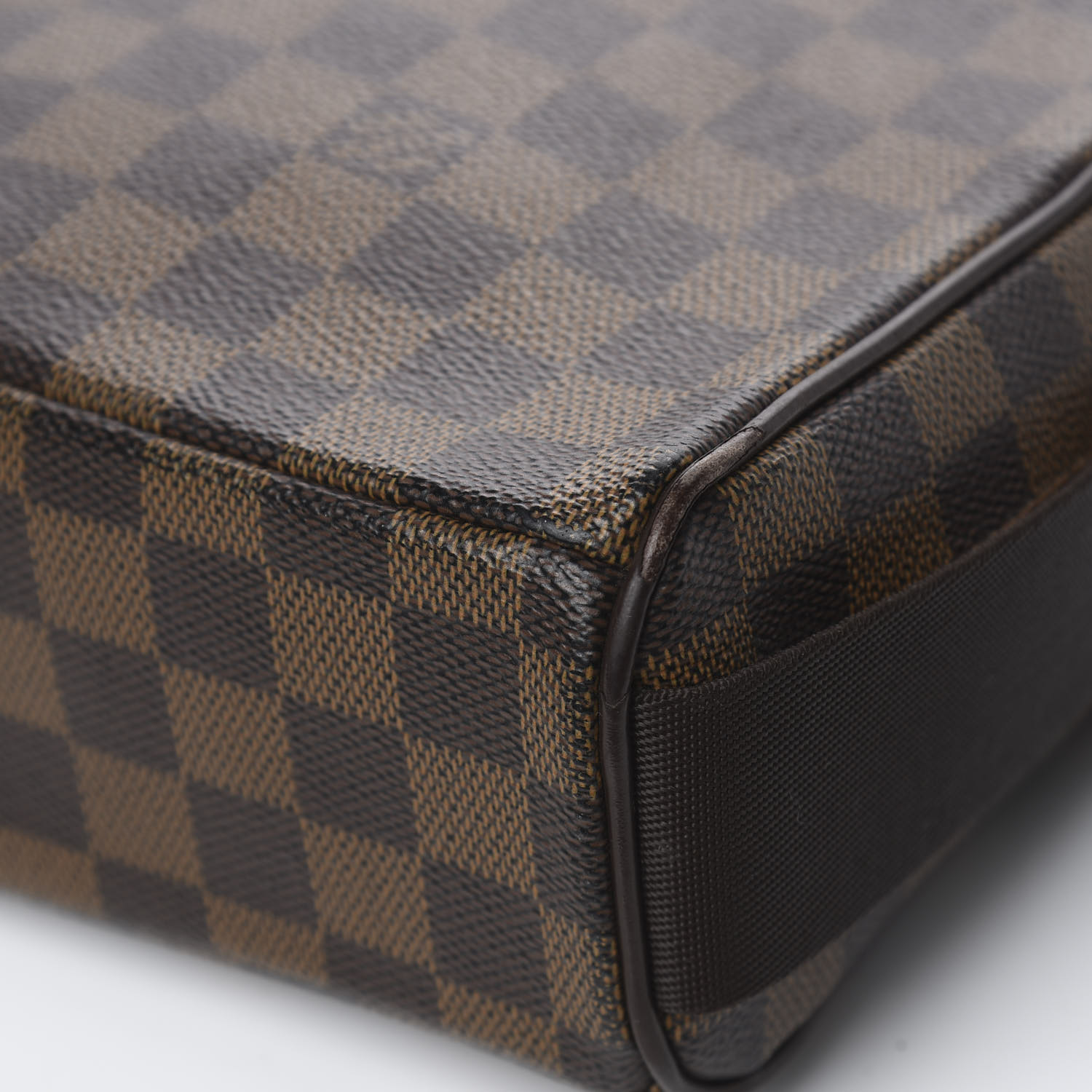 Louis Vuitton 2003 Brown Damier Ebene Soho Backpack For Sale at