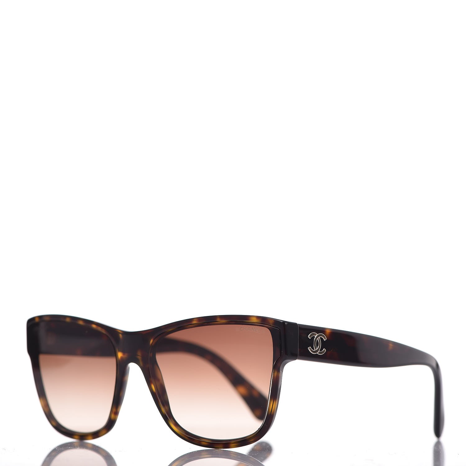 latin Spectacle Grundig CHANEL Acetate Butterfly Sunglasses 5386 Dark Tortoise 307367 | FASHIONPHILE