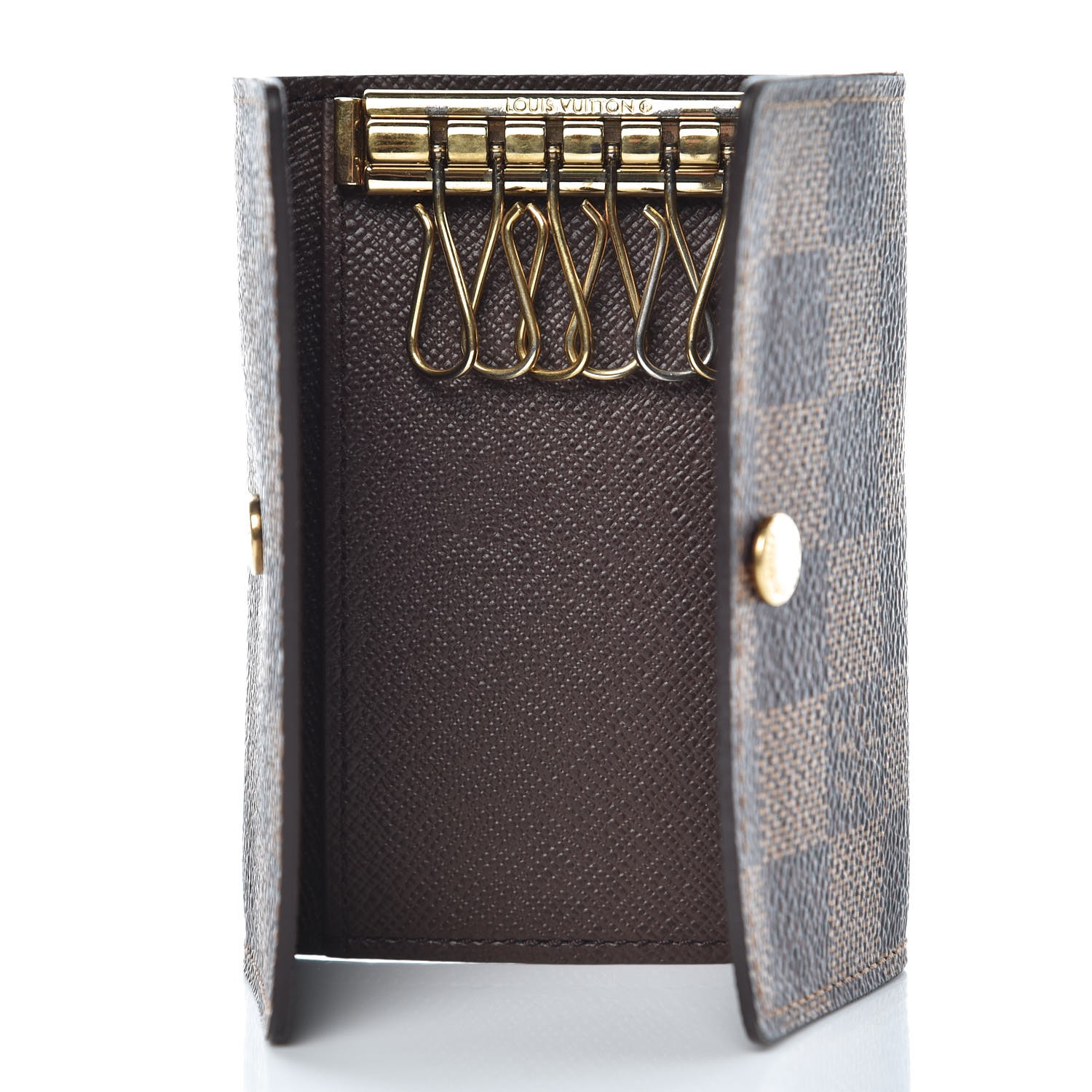 LOUIS VUITTON Damier Ebene Multicles 6 Key Holder 347352