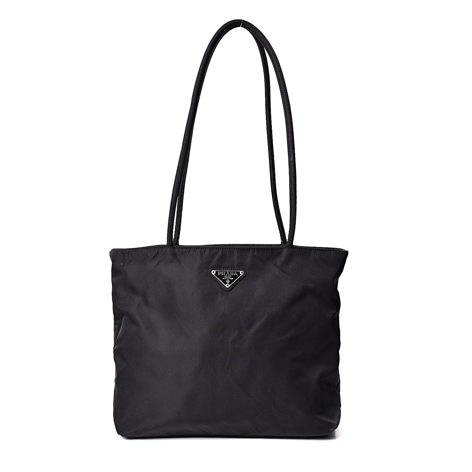 PRADA Tessuto Nylon Tote Black 557722