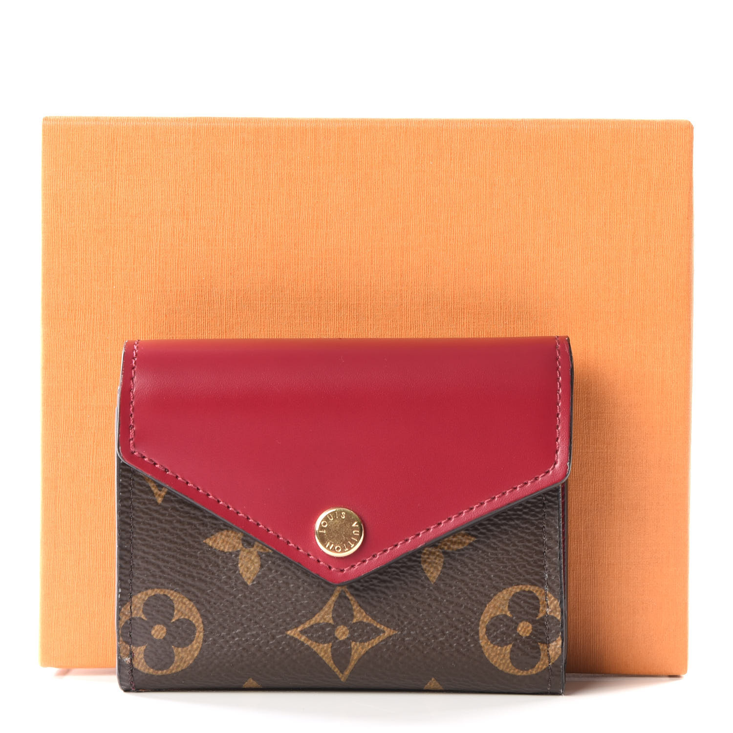 Louis Vuitton Emilie Wallet Monogram Reverse in Coated Canvas with  Gold-tone - US