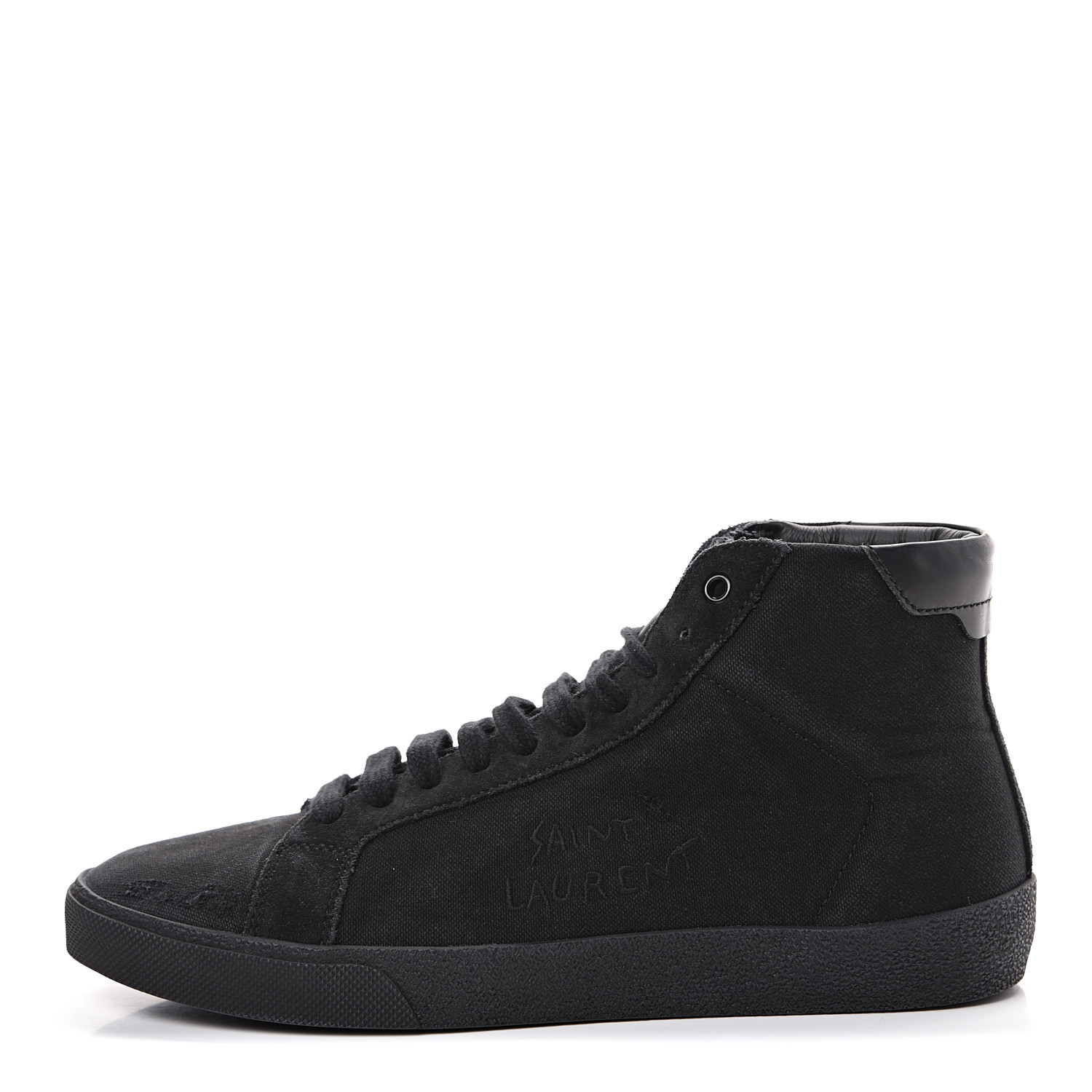 saint laurent black high tops