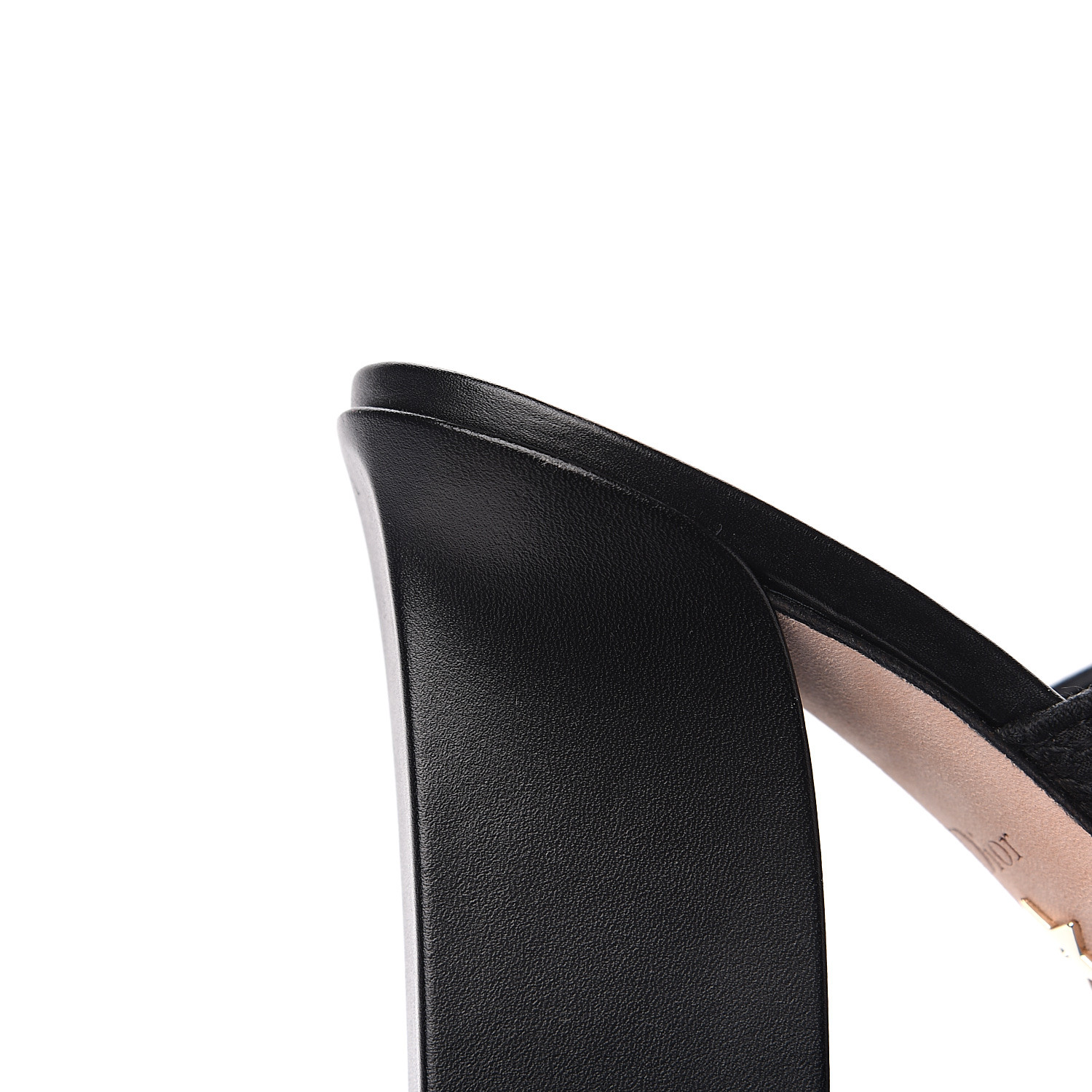 christian dior sandals black and white