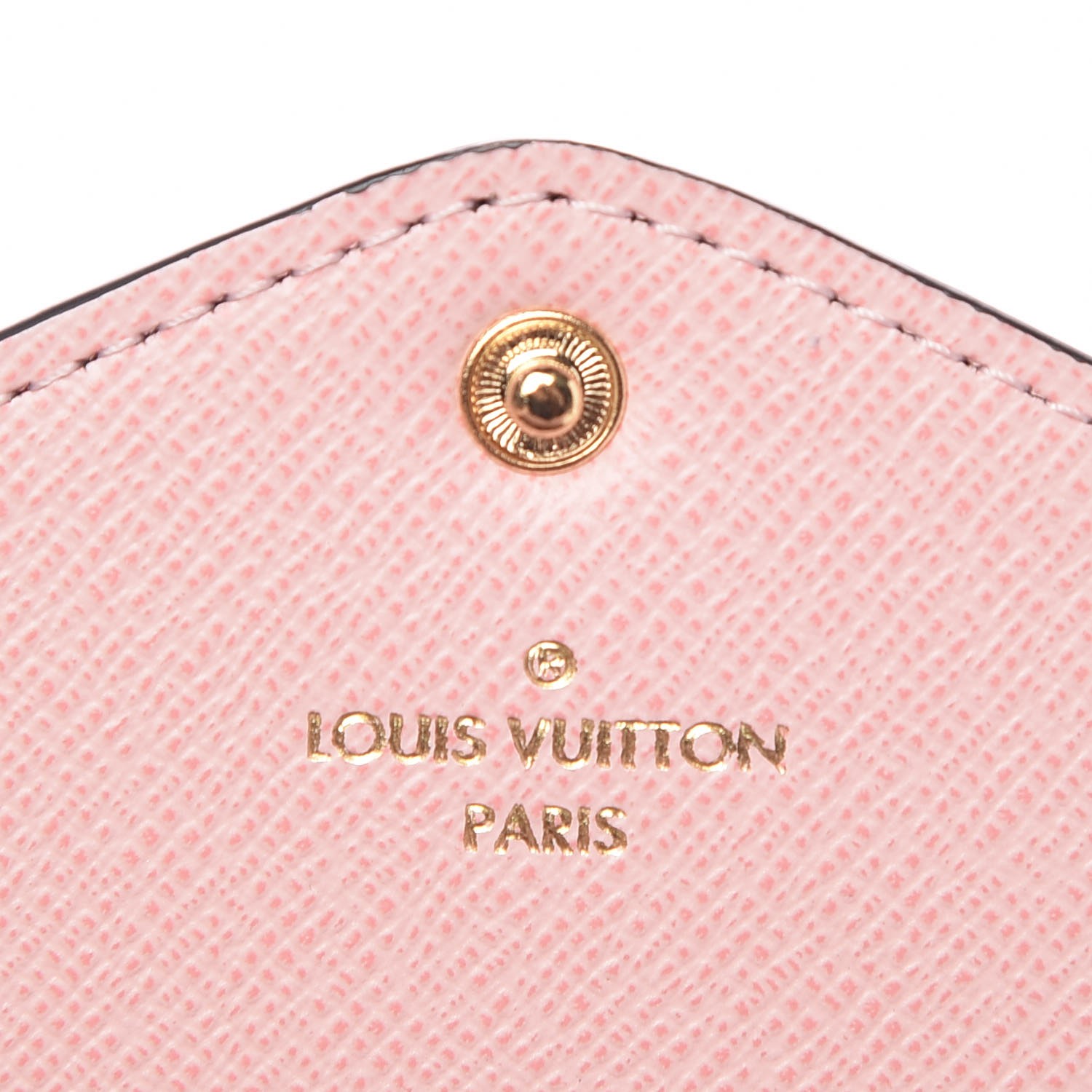 LOUIS VUITTON Monogram Josephine Wallet Rose Ballerine 335984