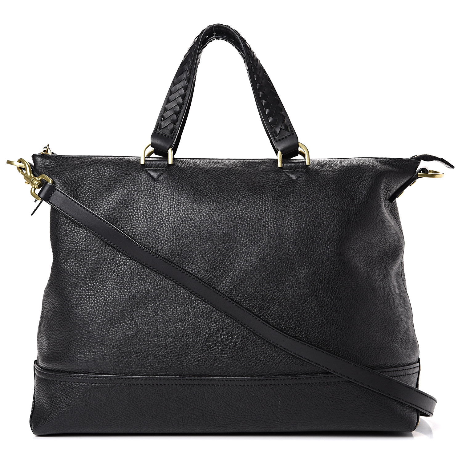 mulberry pebbled leather bag