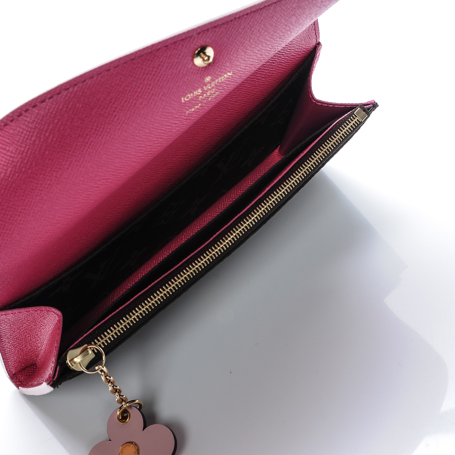 LOUIS VUITTON Monogram Bloom Flower Emilie Wallet 194763