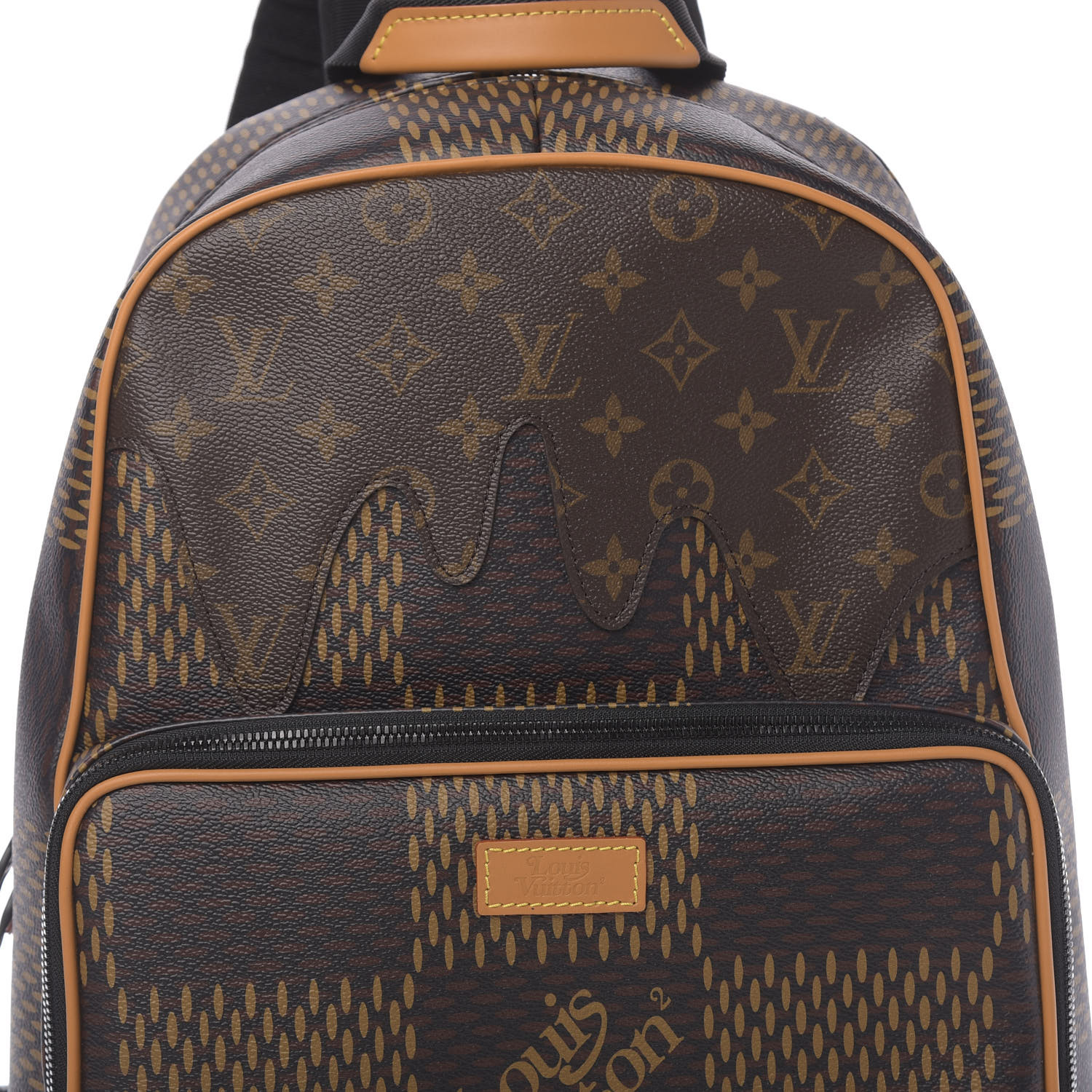 Louis Vuitton Damier Ebene Geant Nigo Campus Backpack Rare Runway Drip Melt  857730