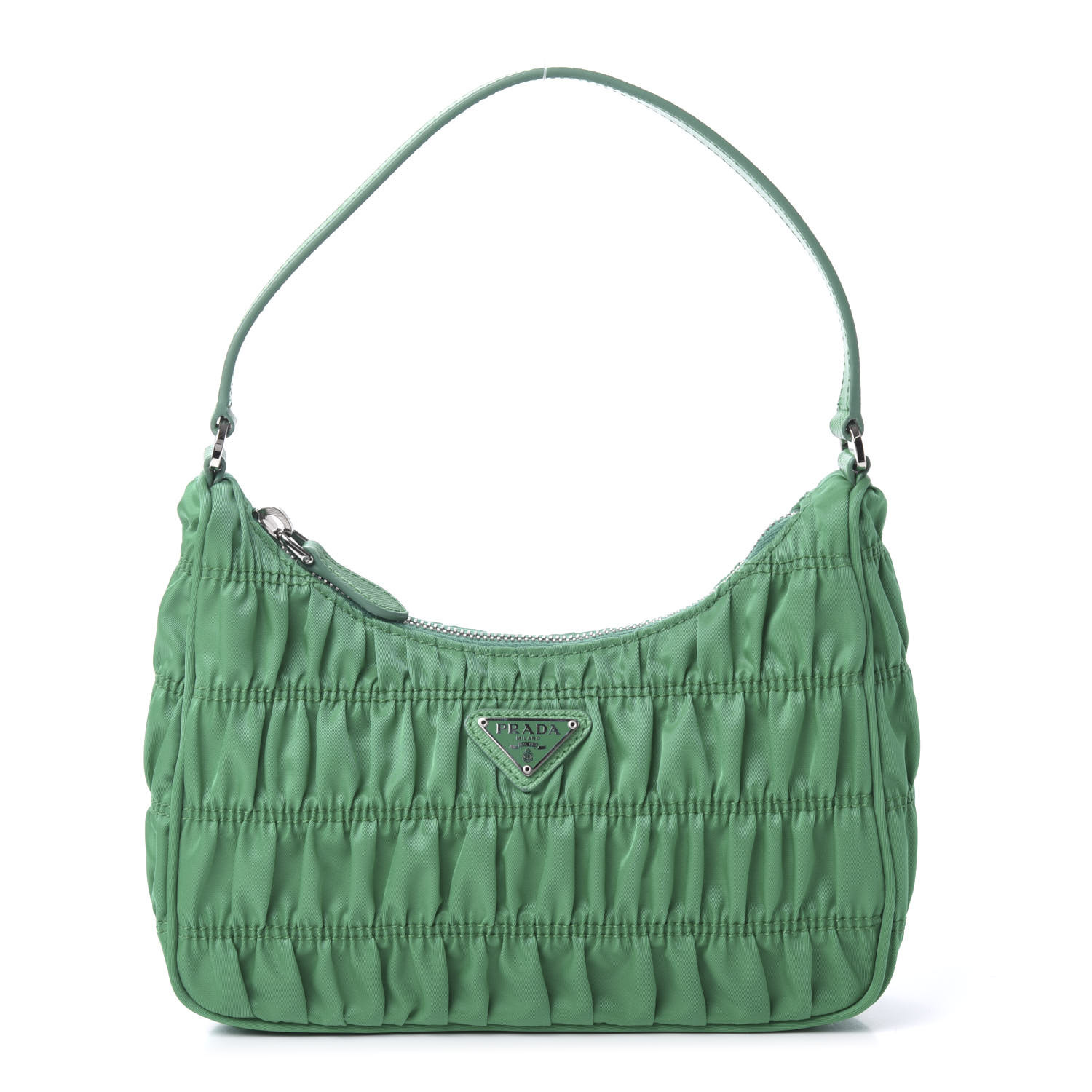 prada nylon green