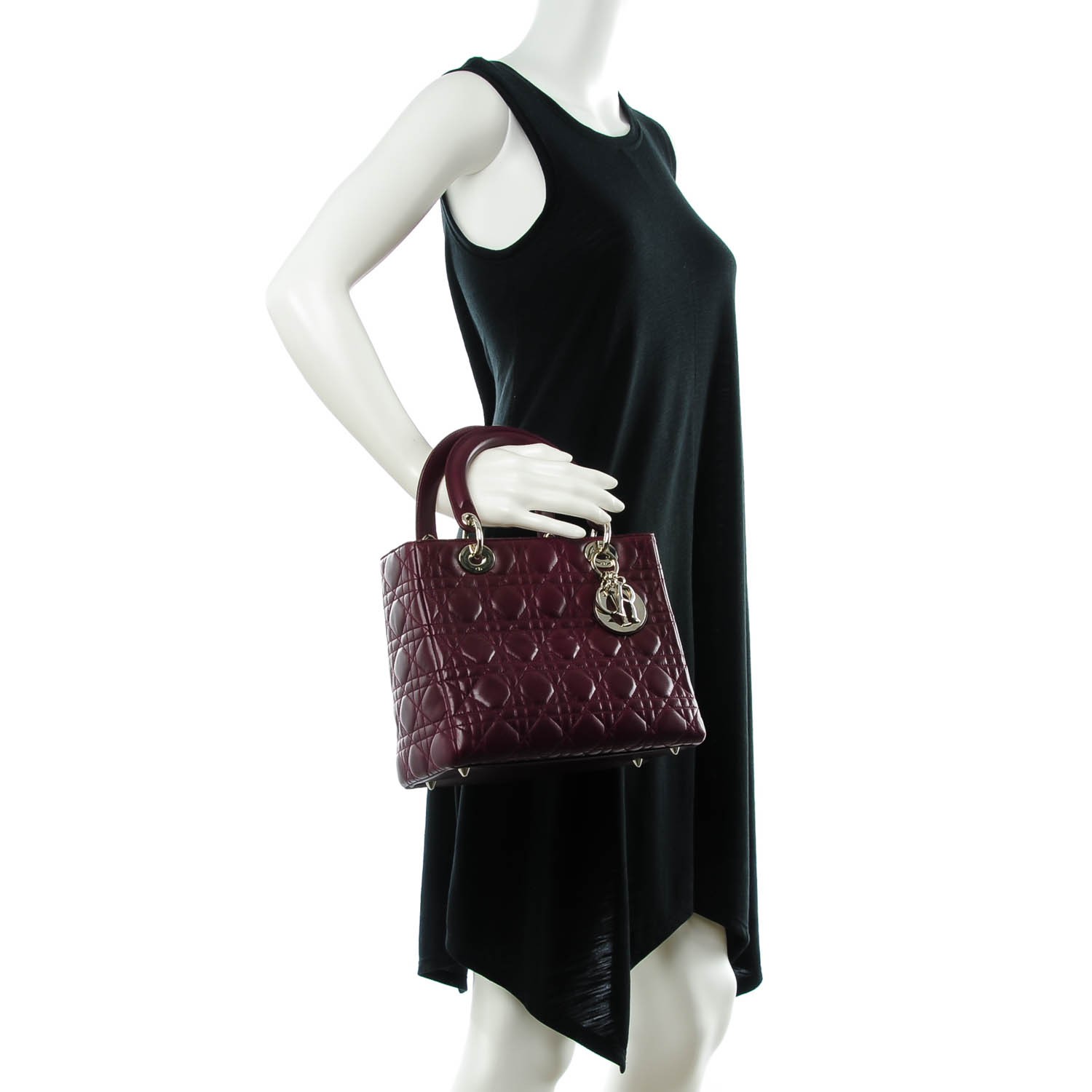 burgundy lady dior