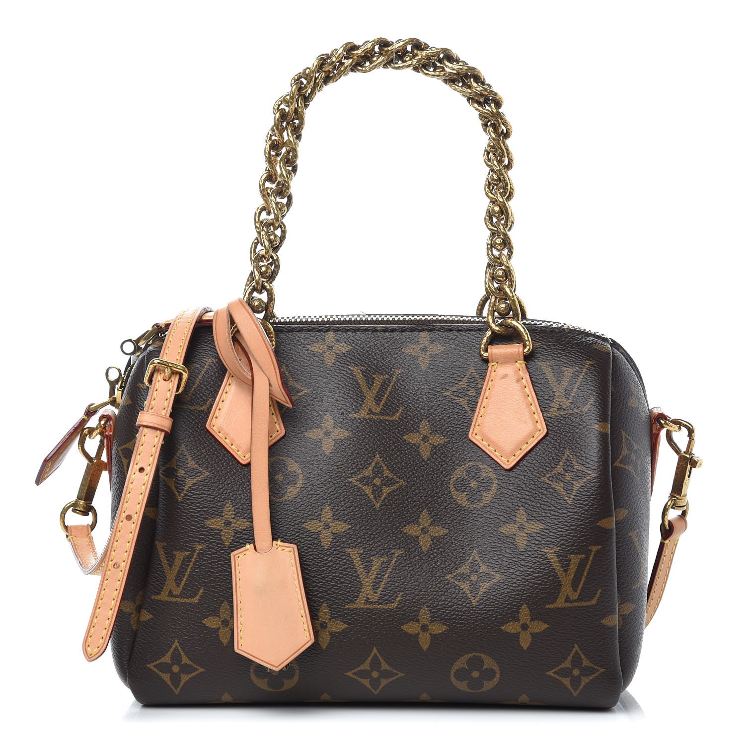 LOUIS VUITTON Monogram Chain Speedy 20 328201