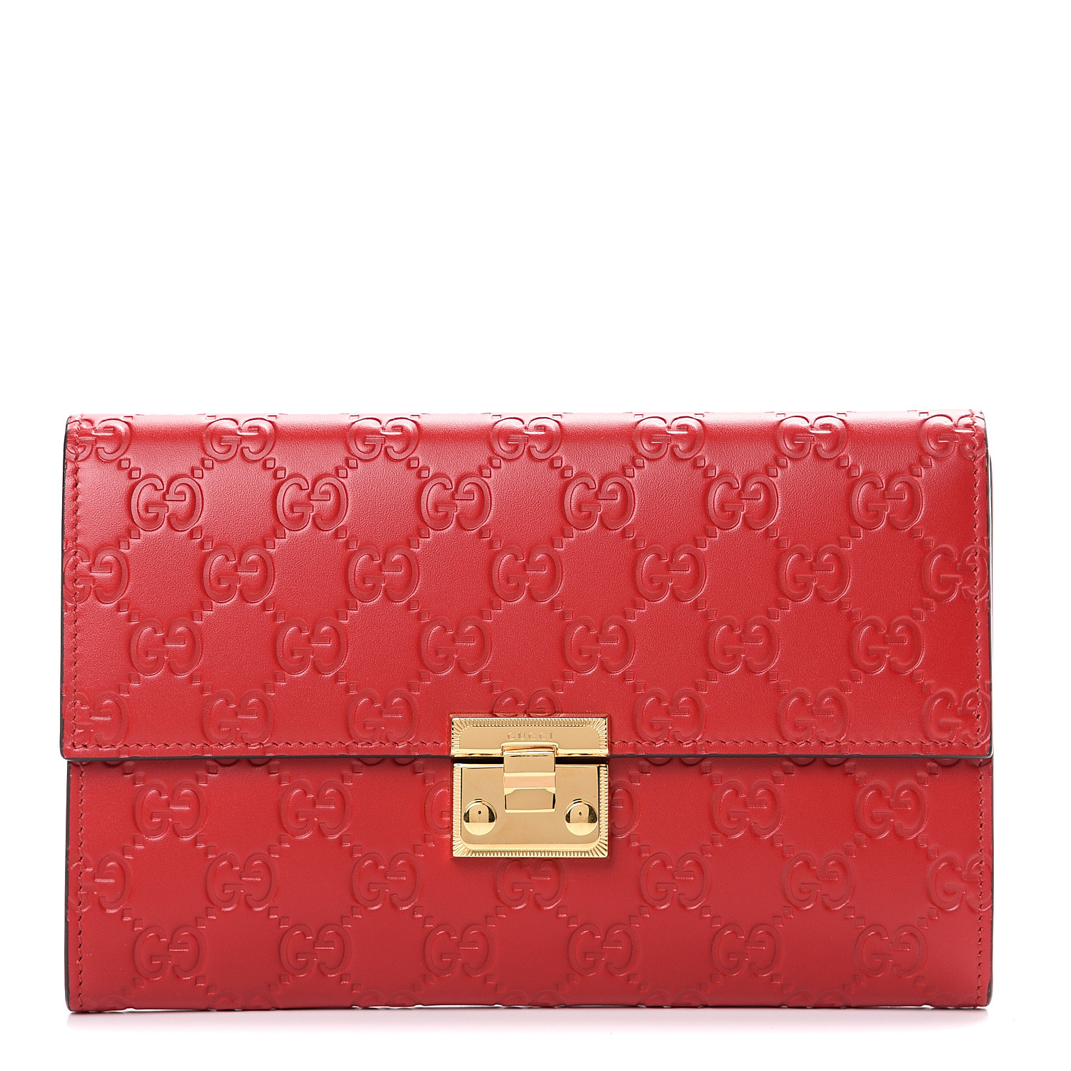 gucci padlock clutch