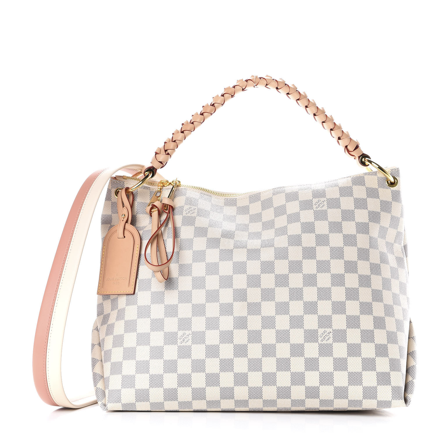 LOUIS VUITTON Damier Azur Beaubourg Hobo MM 572130