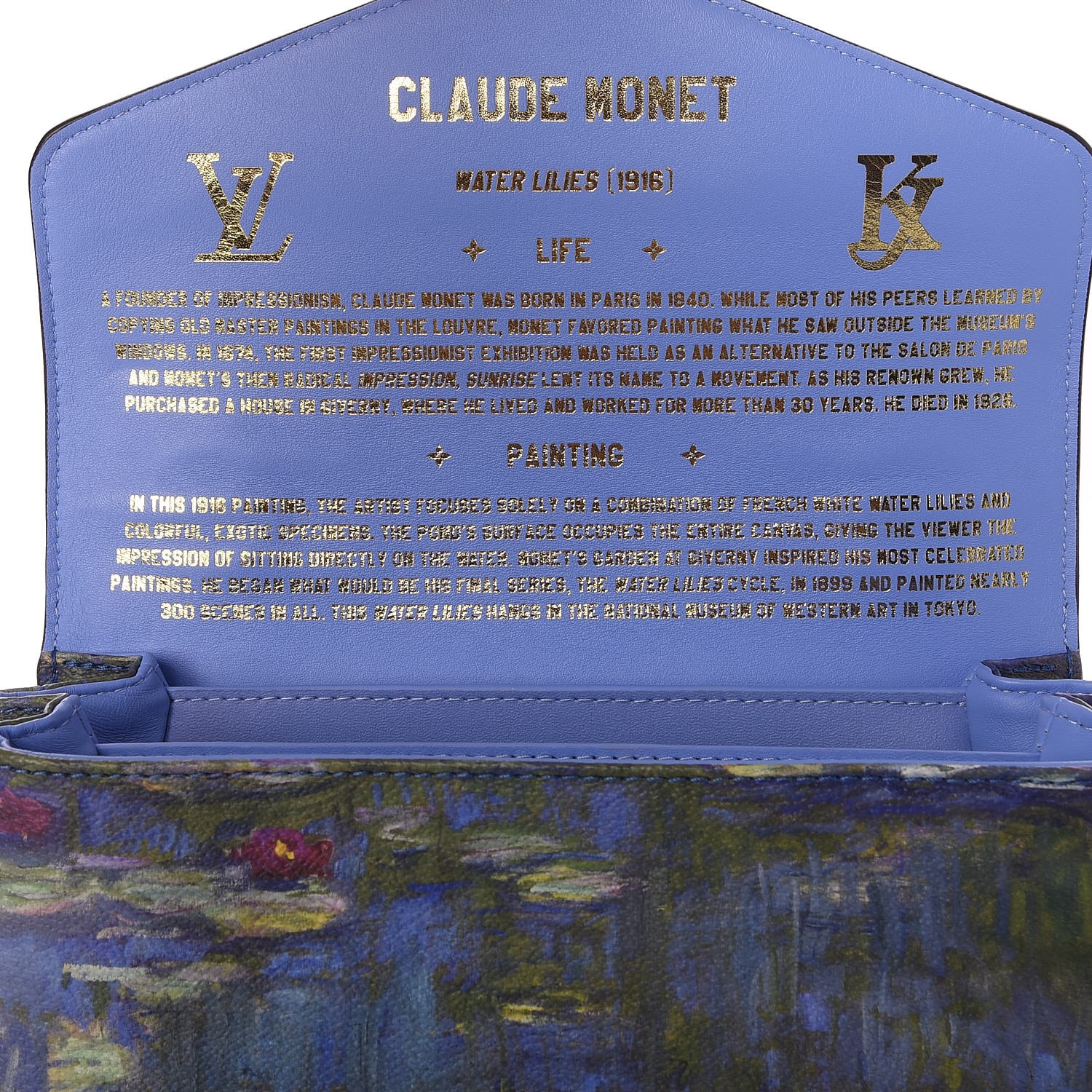 La Monet Flower Pochette