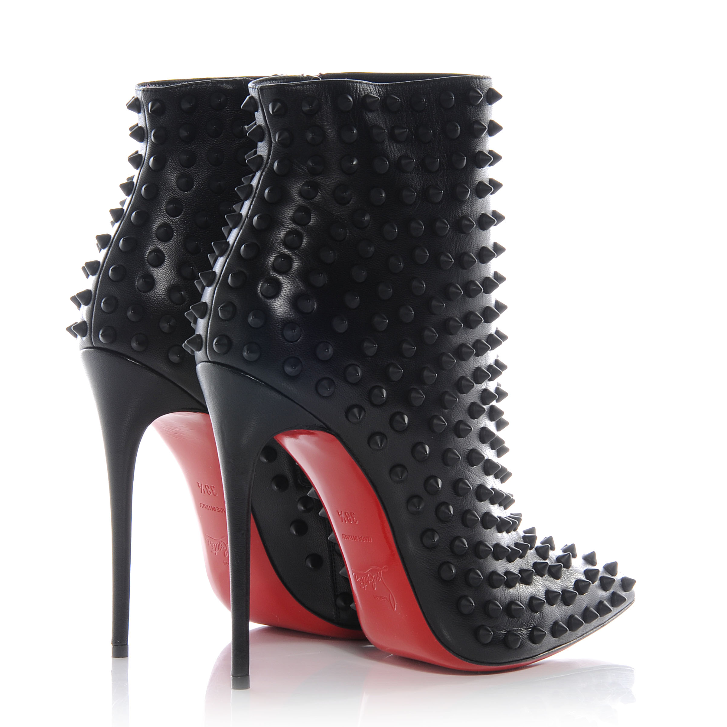 louboutin spiked booties