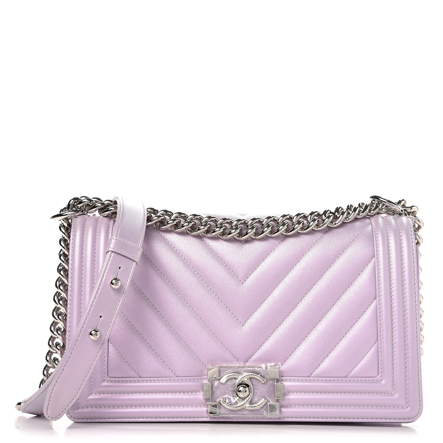chanel flap purple