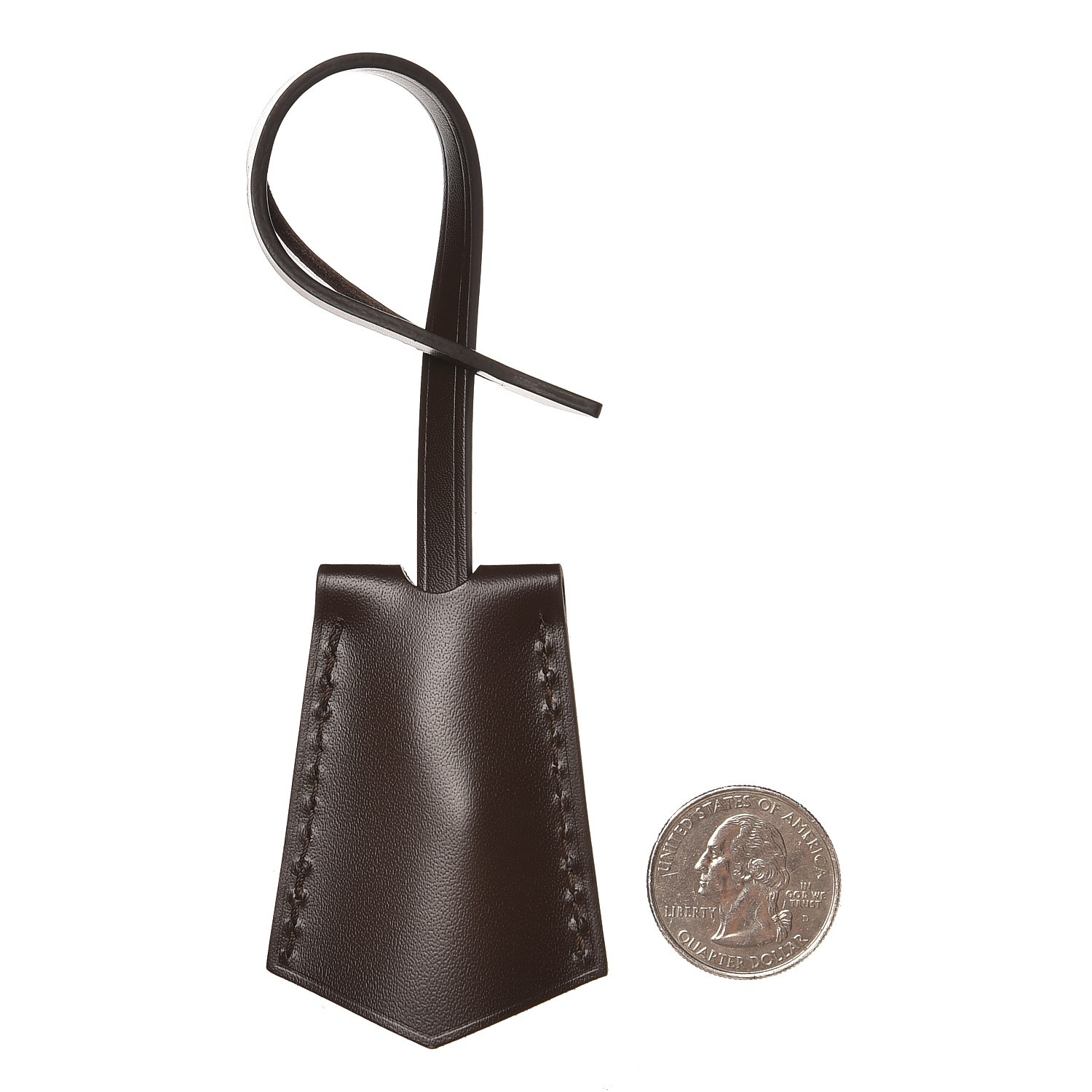 Auth Louis Vuitton LV Clochette Bag Charm & Key Holder Monogram Eclipse  M63620