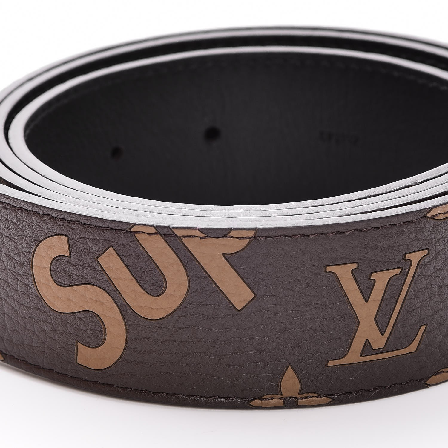 Louis Vuitton X Supreme Belt Black 3484