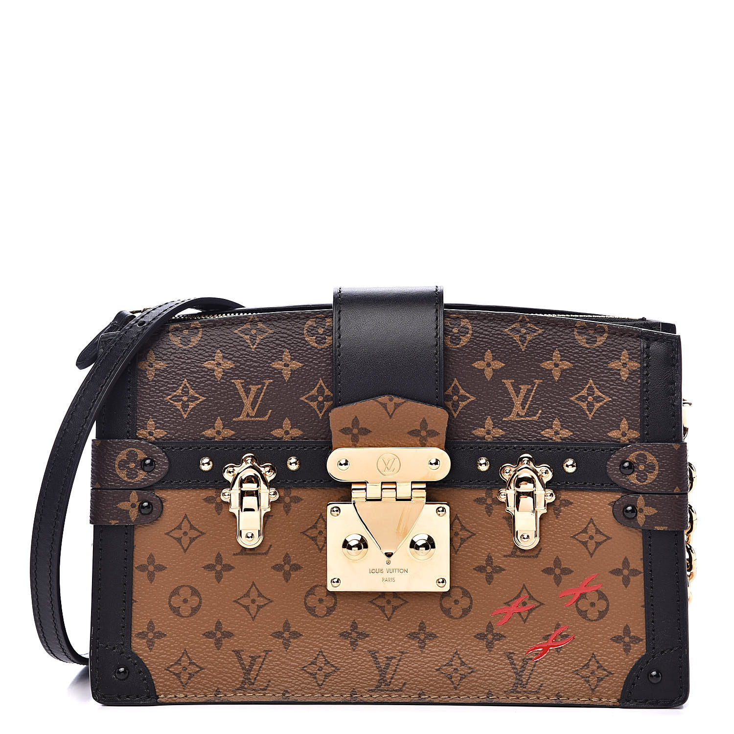 LOUIS VUITTON Reverse Monogram Trunk Clutch 531031