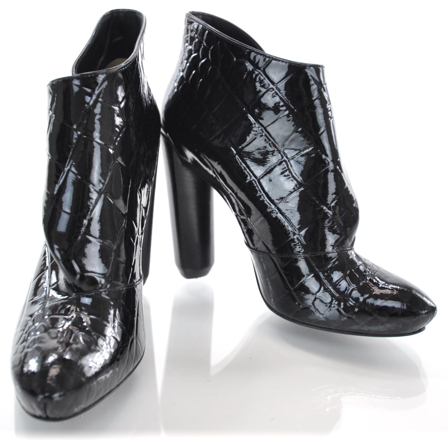 louis vuitton patent leather boots