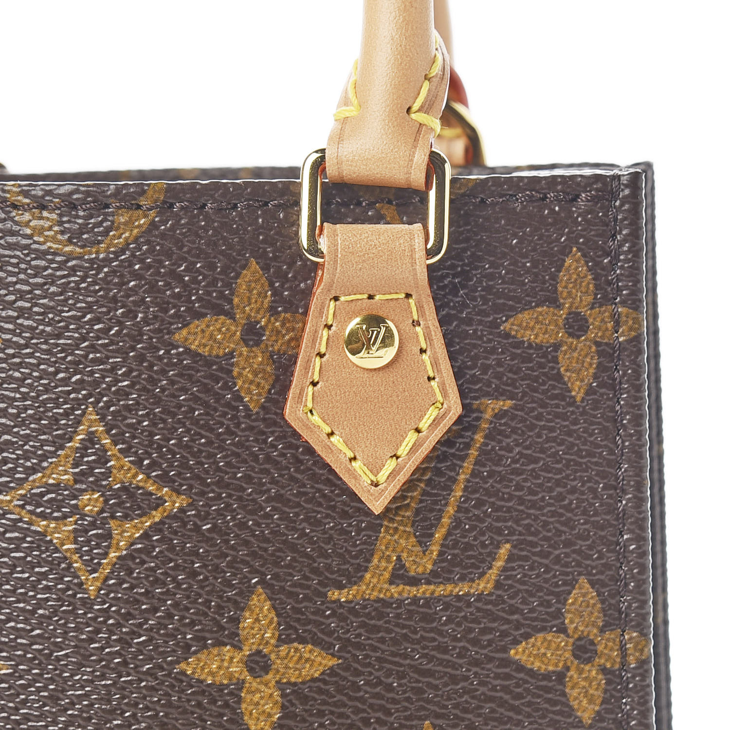 Louis Vuitton Petit Sac Plat Monogram Brown