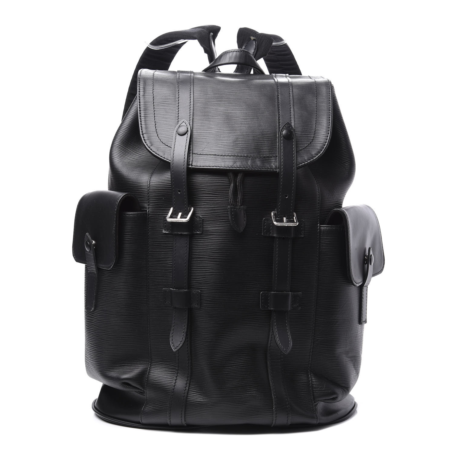 LOUIS VUITTON Epi Christopher Backpack PM Black 567061