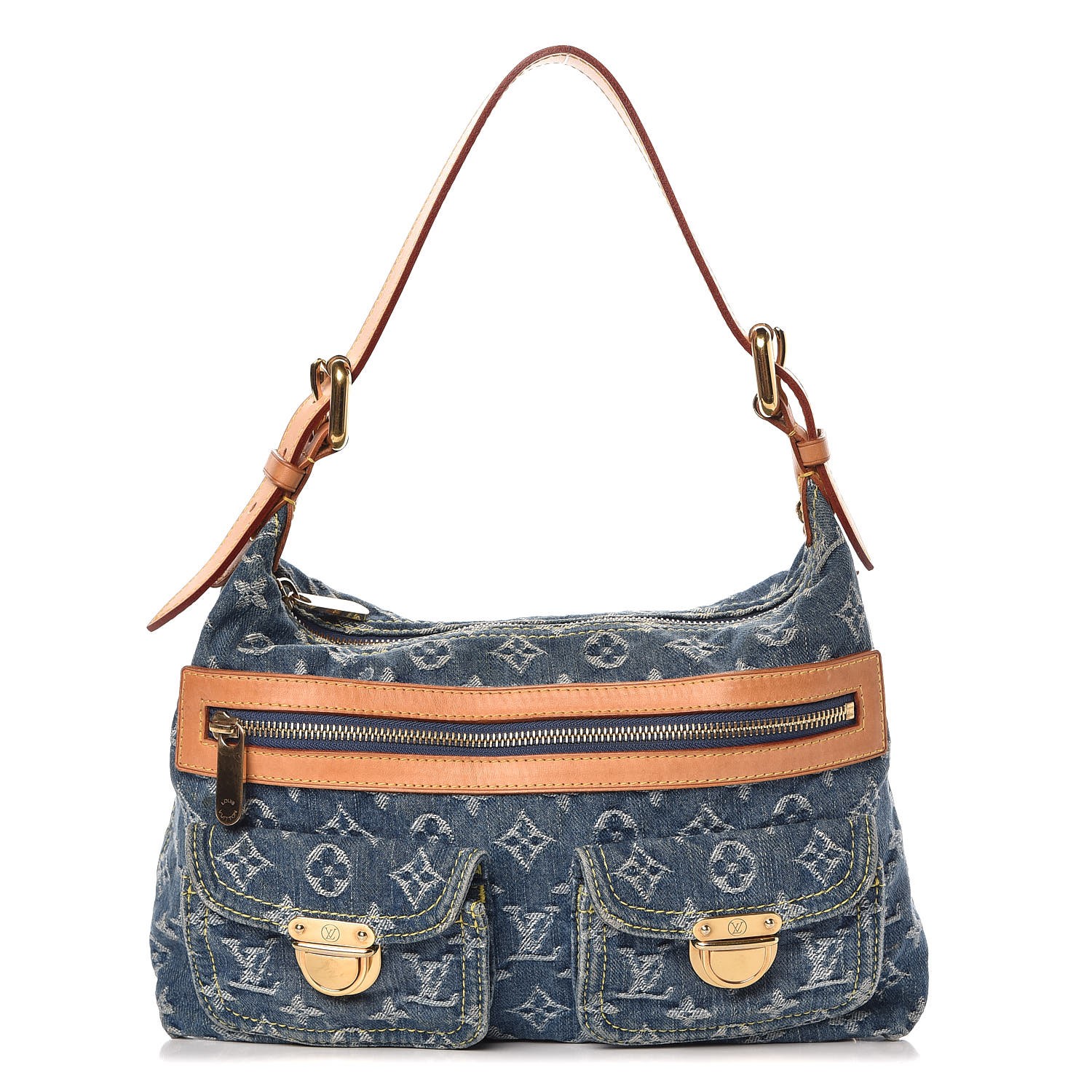 lv baggy pm denim LOUIS VUITTON Denim Baggy PM Blue 330609
