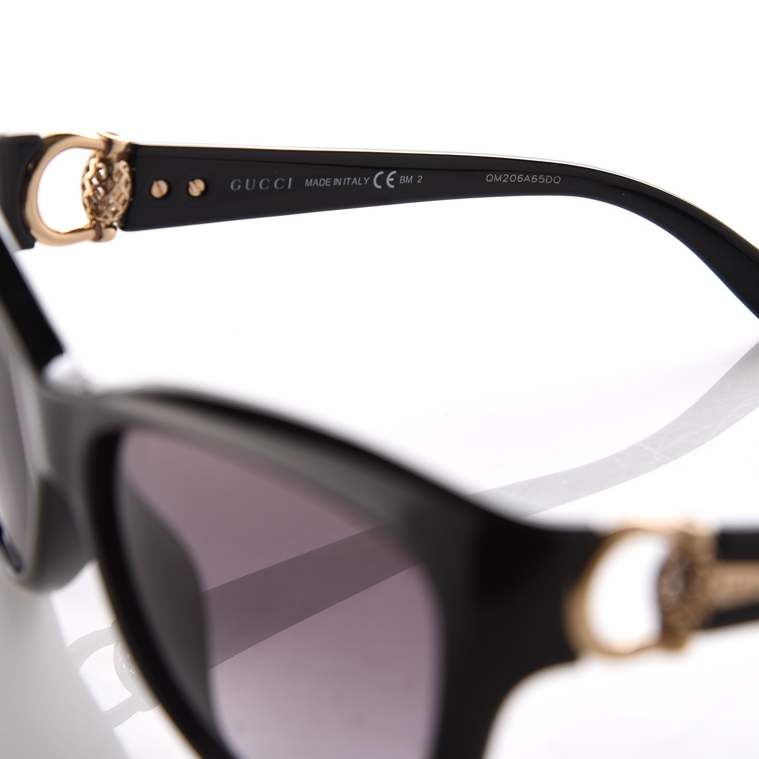 GUCCI Horsebit Sunglasses 3711/S Black 209917