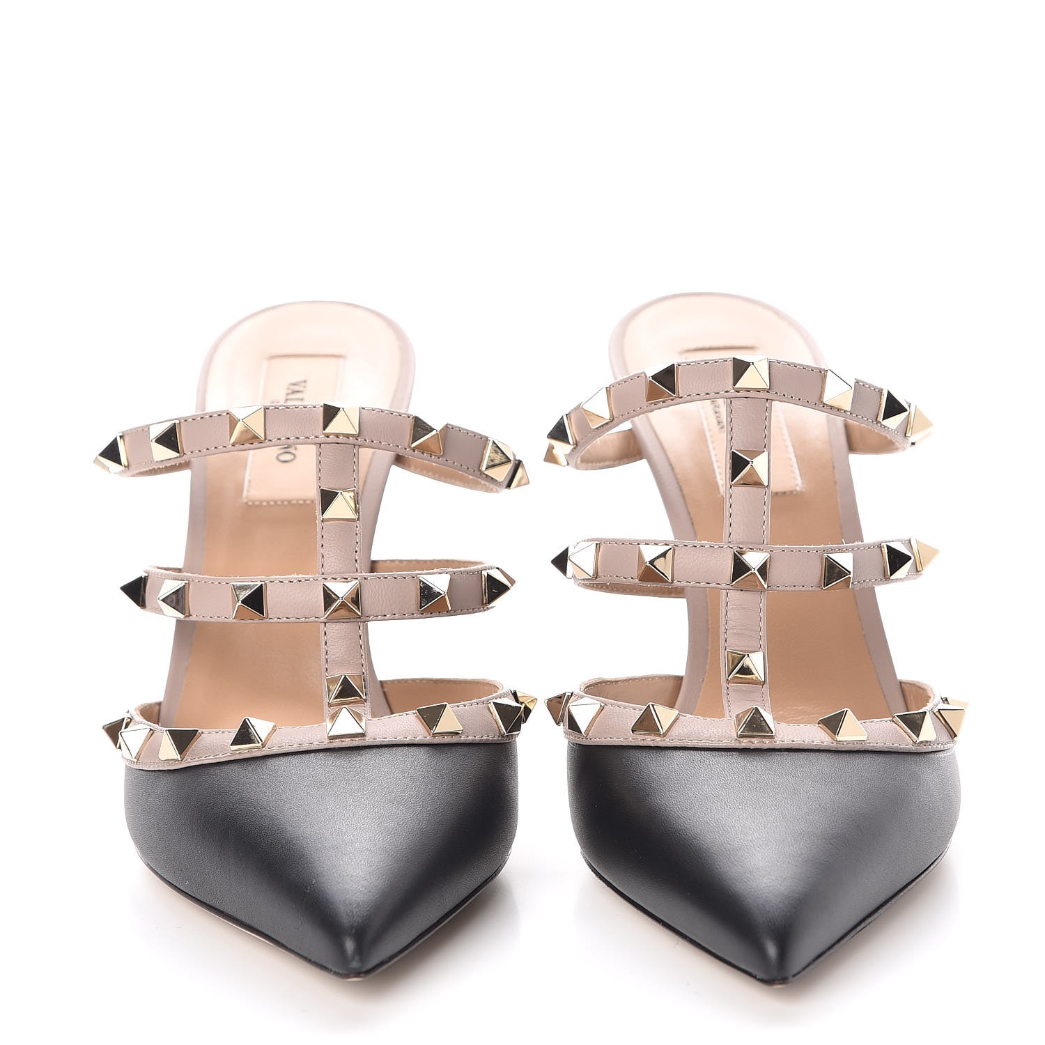 rockstud strappy mule