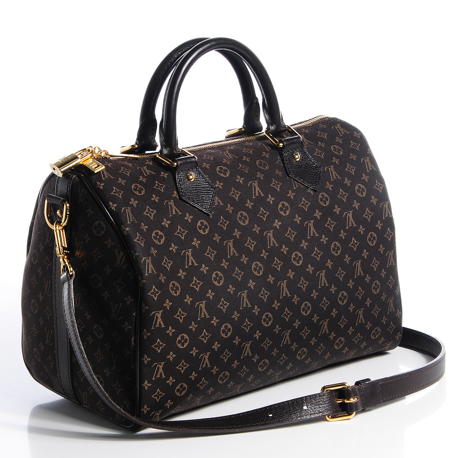 LOUIS VUITTON Monogram Idylle Speedy Bandouliere 30 Fusain 79131