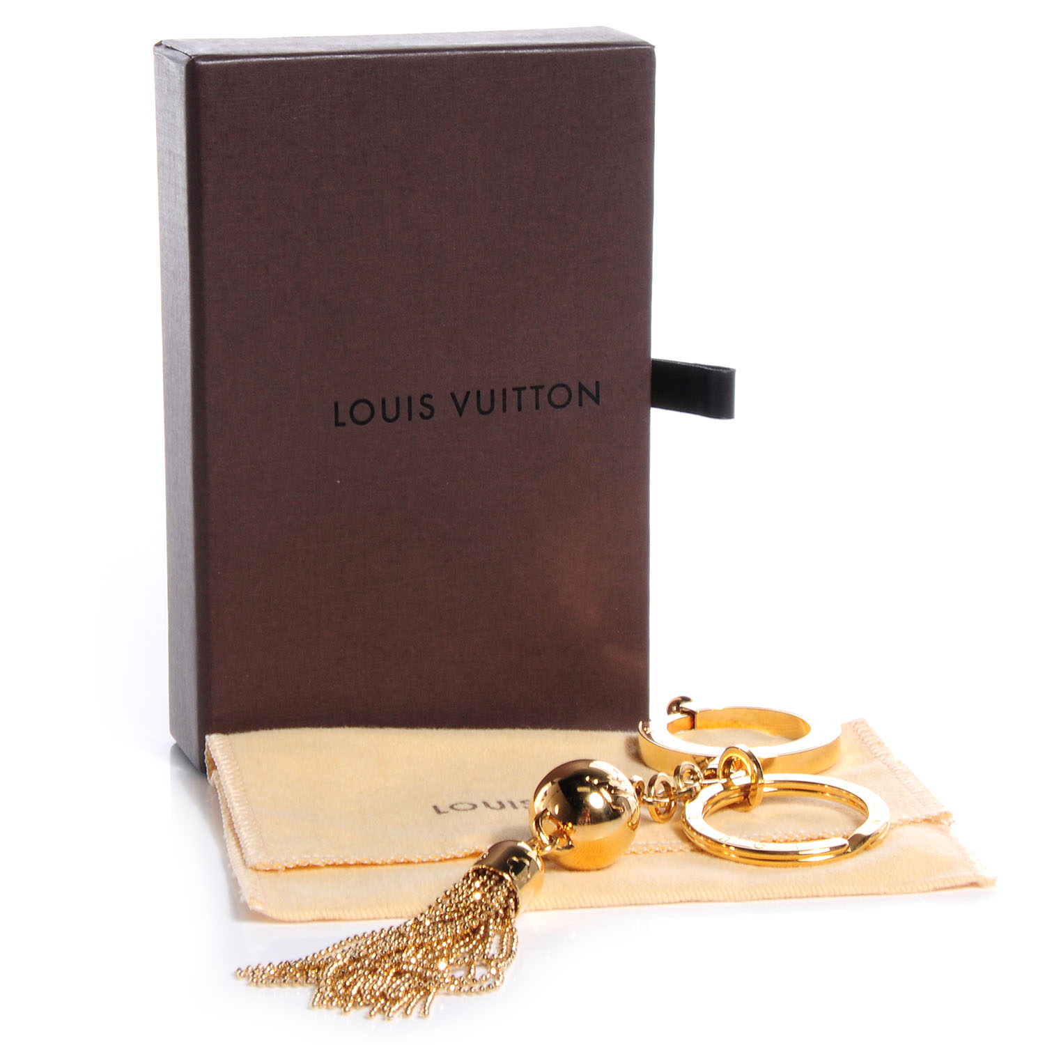 LOUIS VUITTON Swing Key Holder Gold 70546