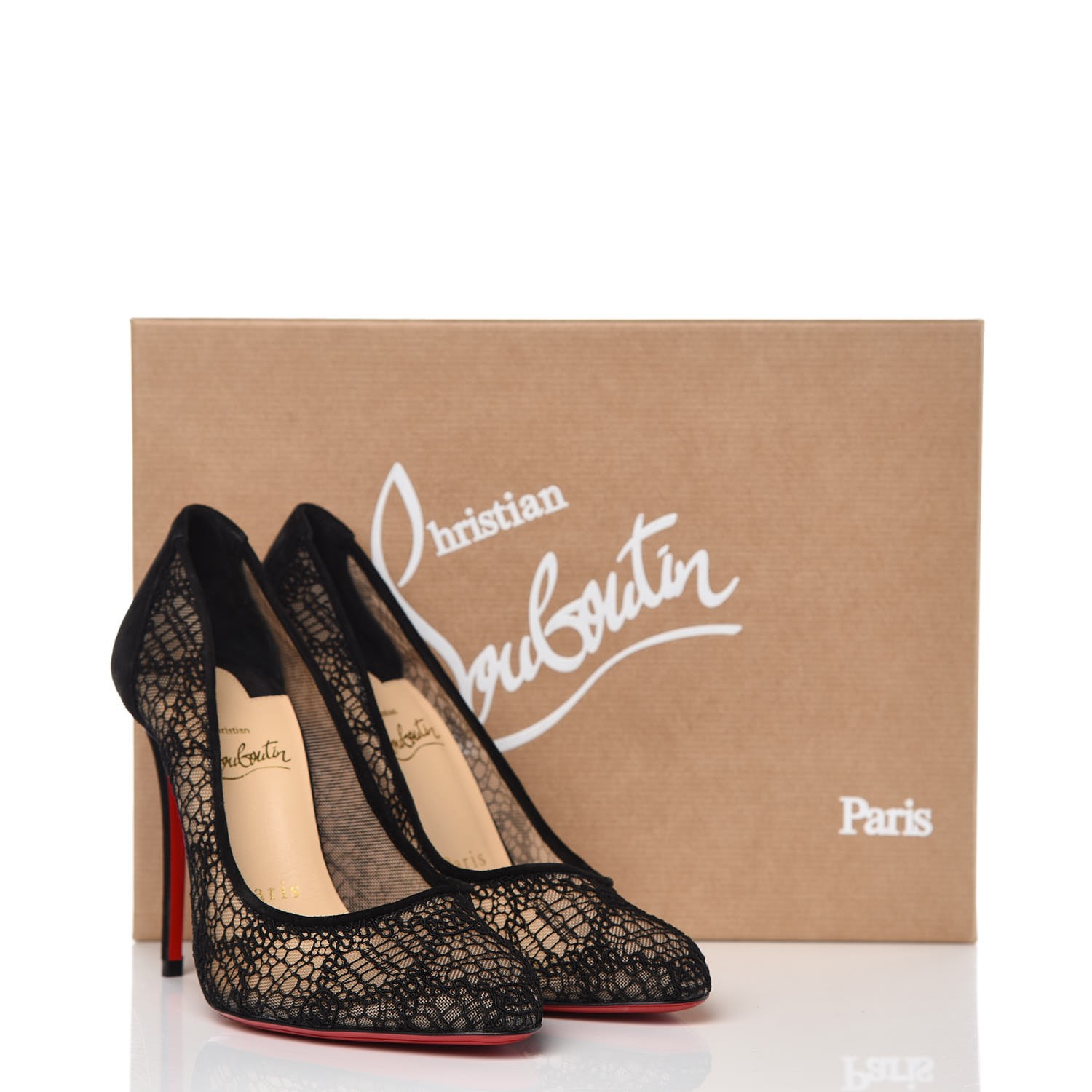 christian louboutin lace pump