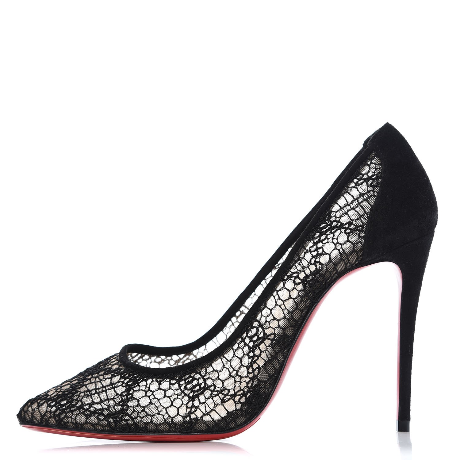 christian louboutin lace pump