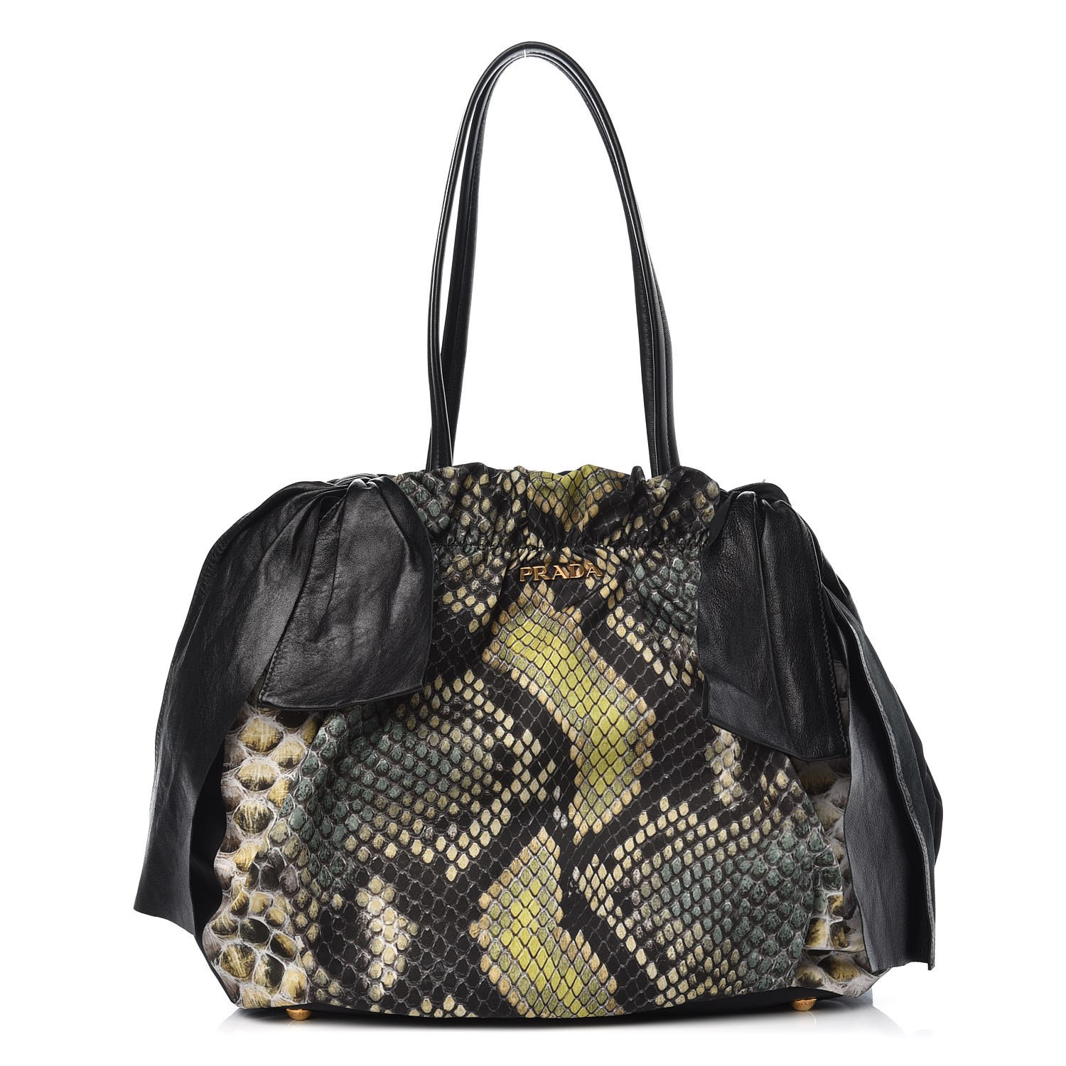 prada python bag