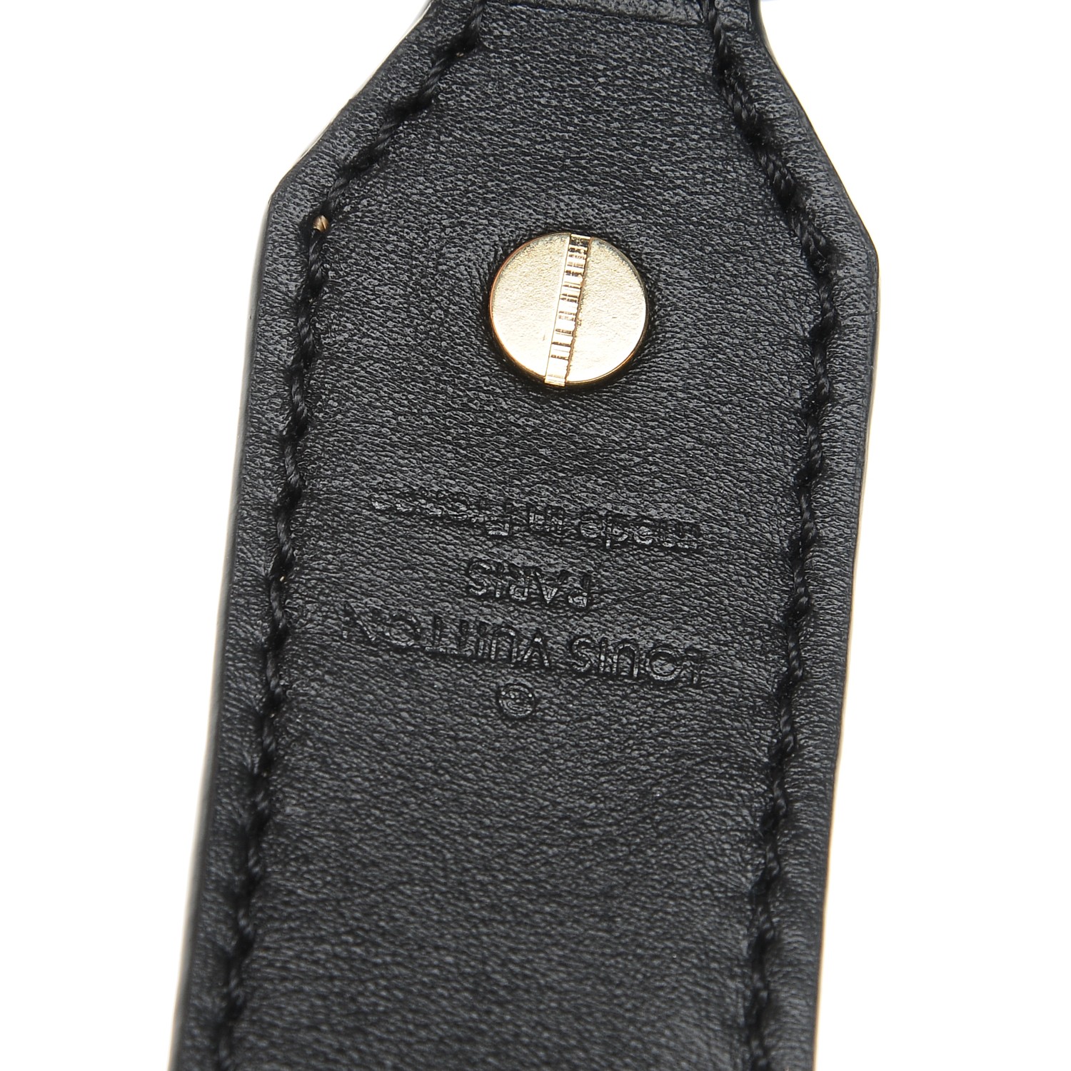 LOUIS VUITTON Monogram Reverse Bandouliere Shoulder Strap XL Black 222922