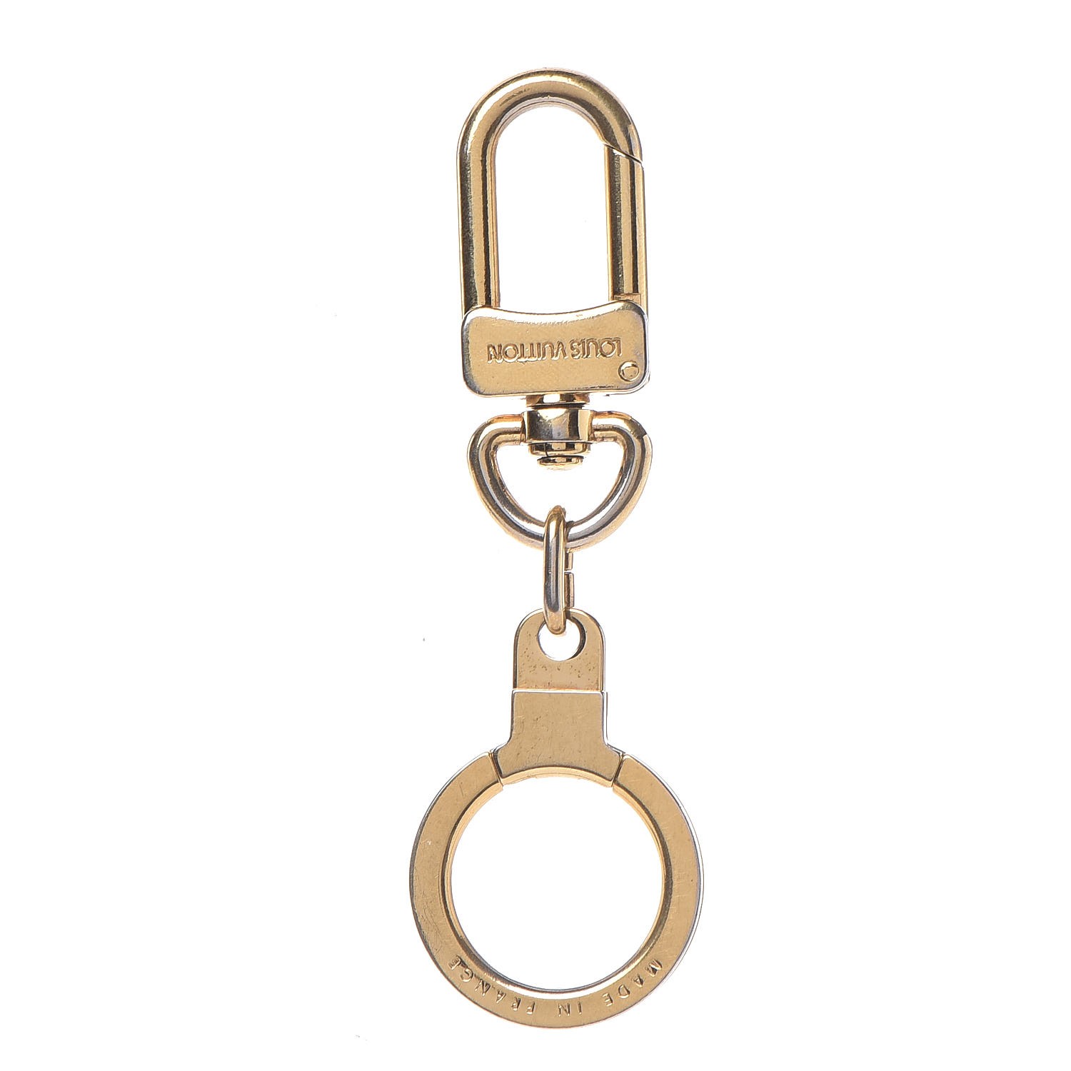 LOUIS VUITTON Pochette Extender Key Ring Gold 301205