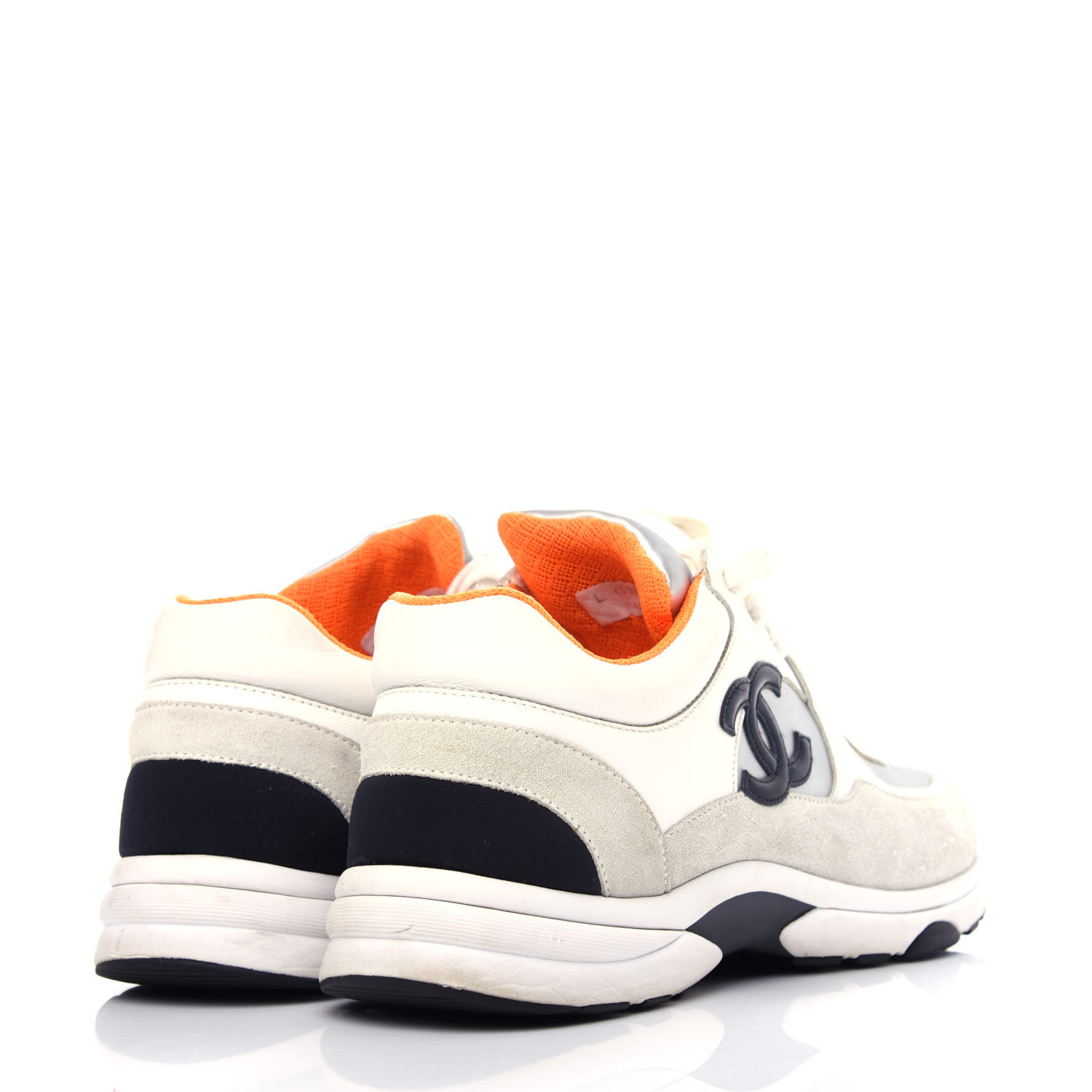 chanel sneakers nylon and calfskin