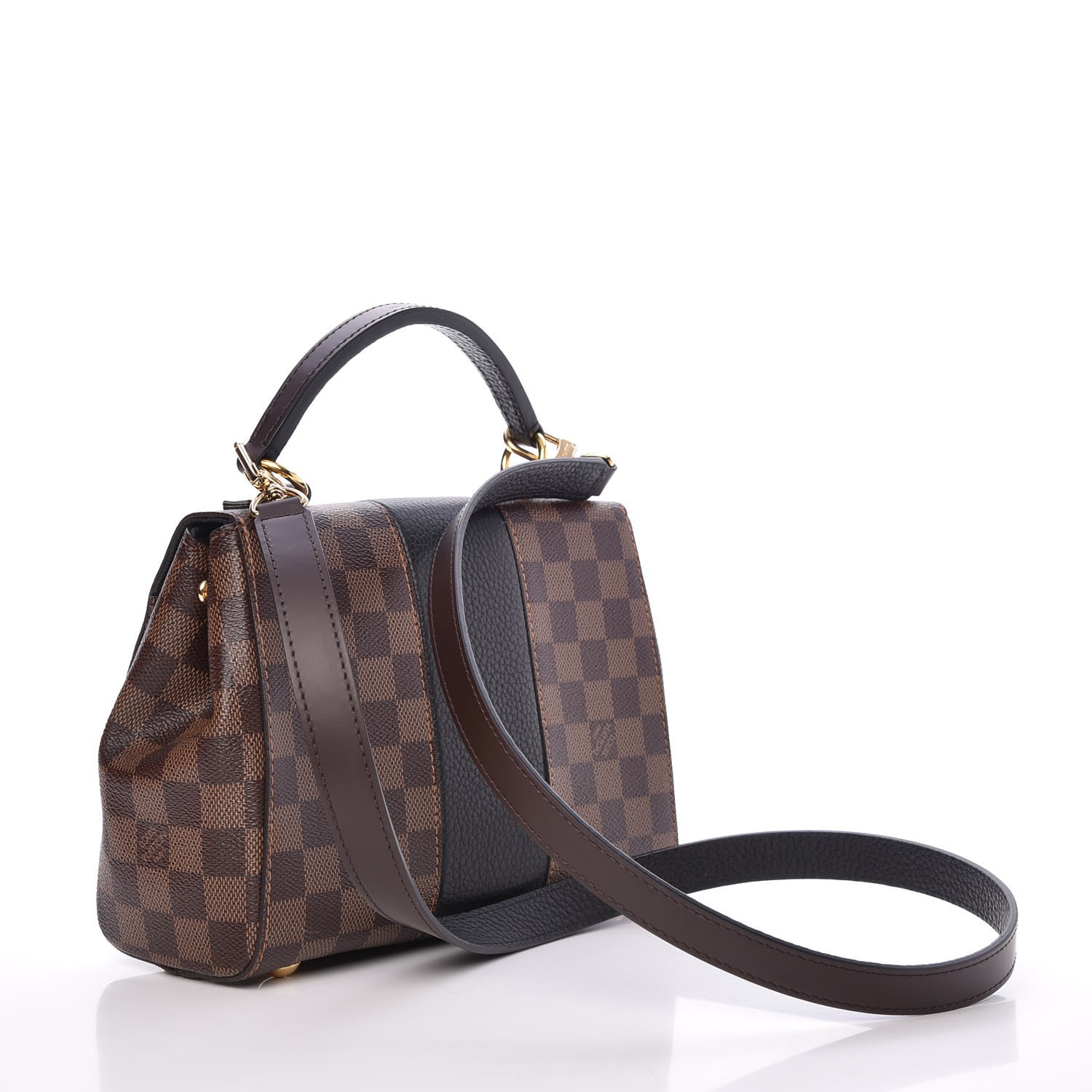 LOUIS VUITTON Damier Ebene Bond Street BB Black 283134