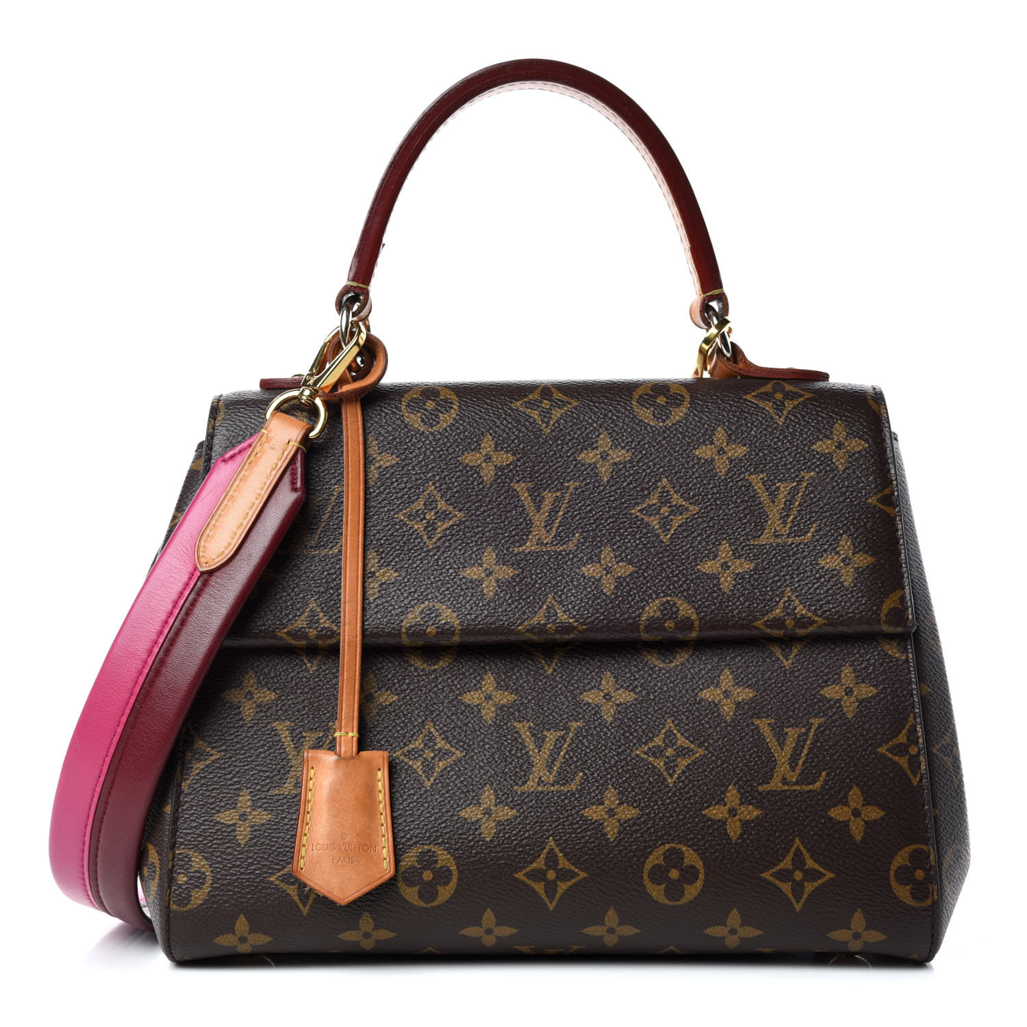 LOUIS VUITTON Monogram Cluny BB Pink 377907